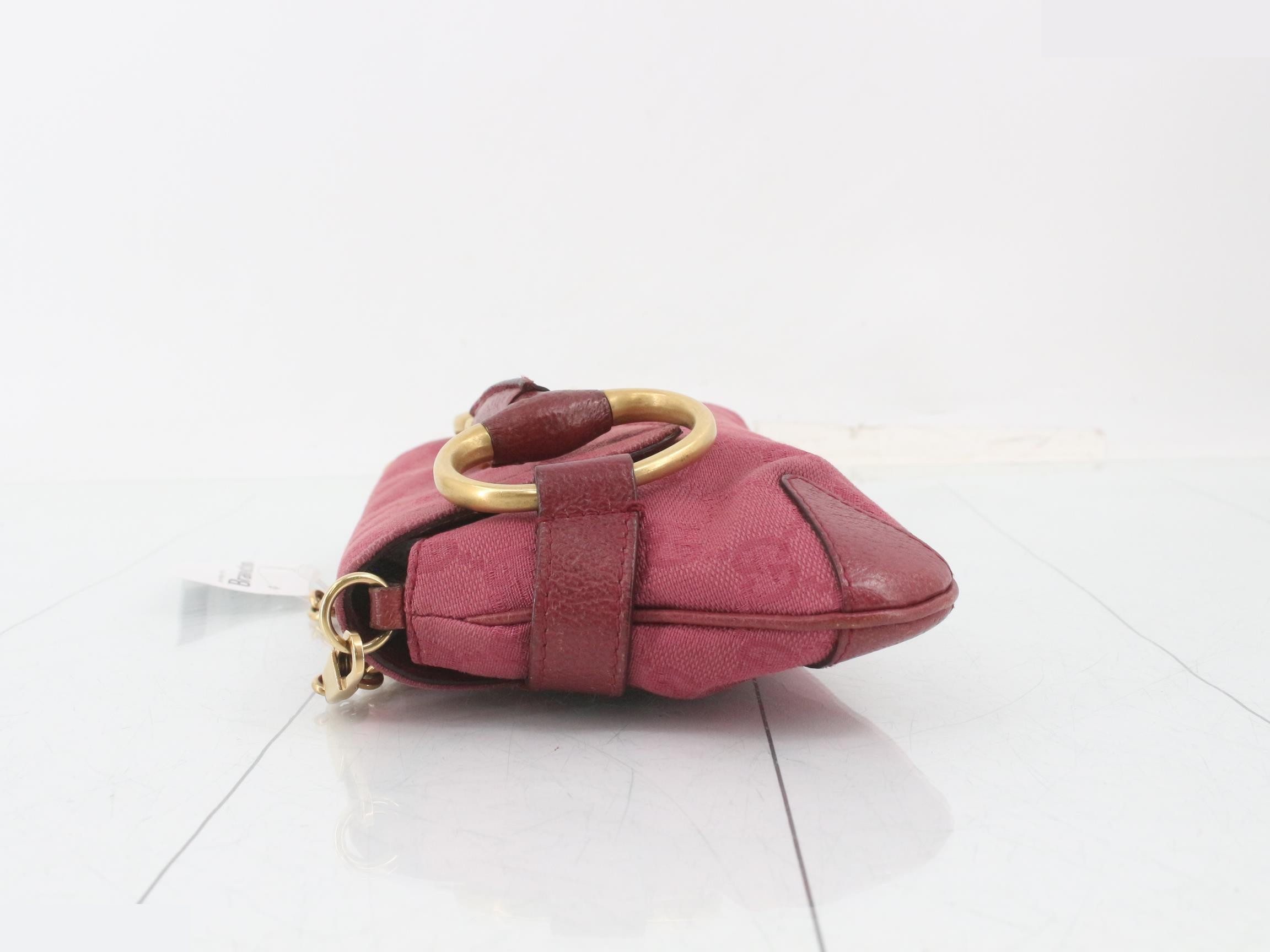 GG Canvas (Bag) - Chain Handbag - Pink - Horsebit - Pink — view 4