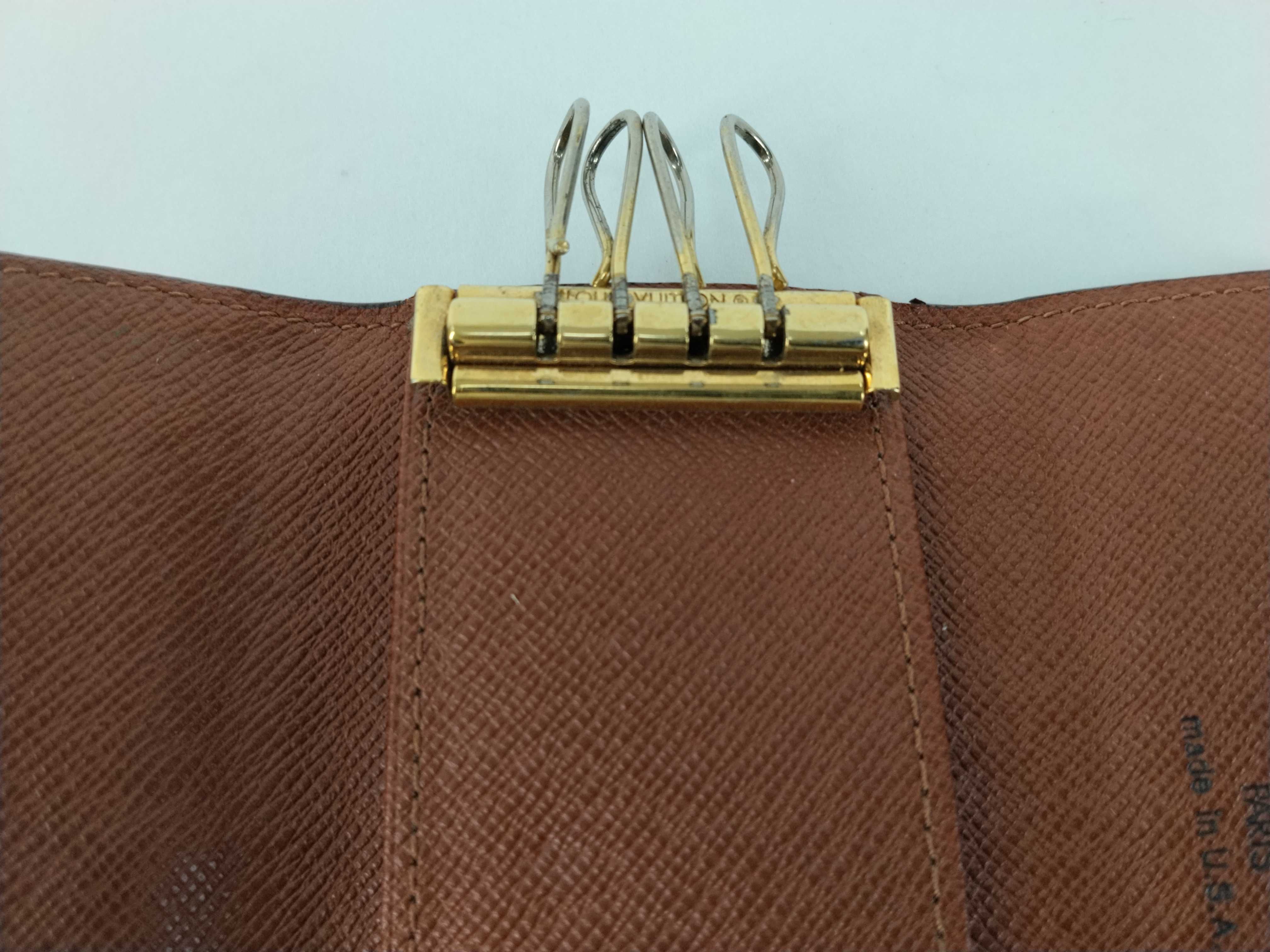 Monogram LV Key Case Multicles 4 Brown Key Case — view 12
