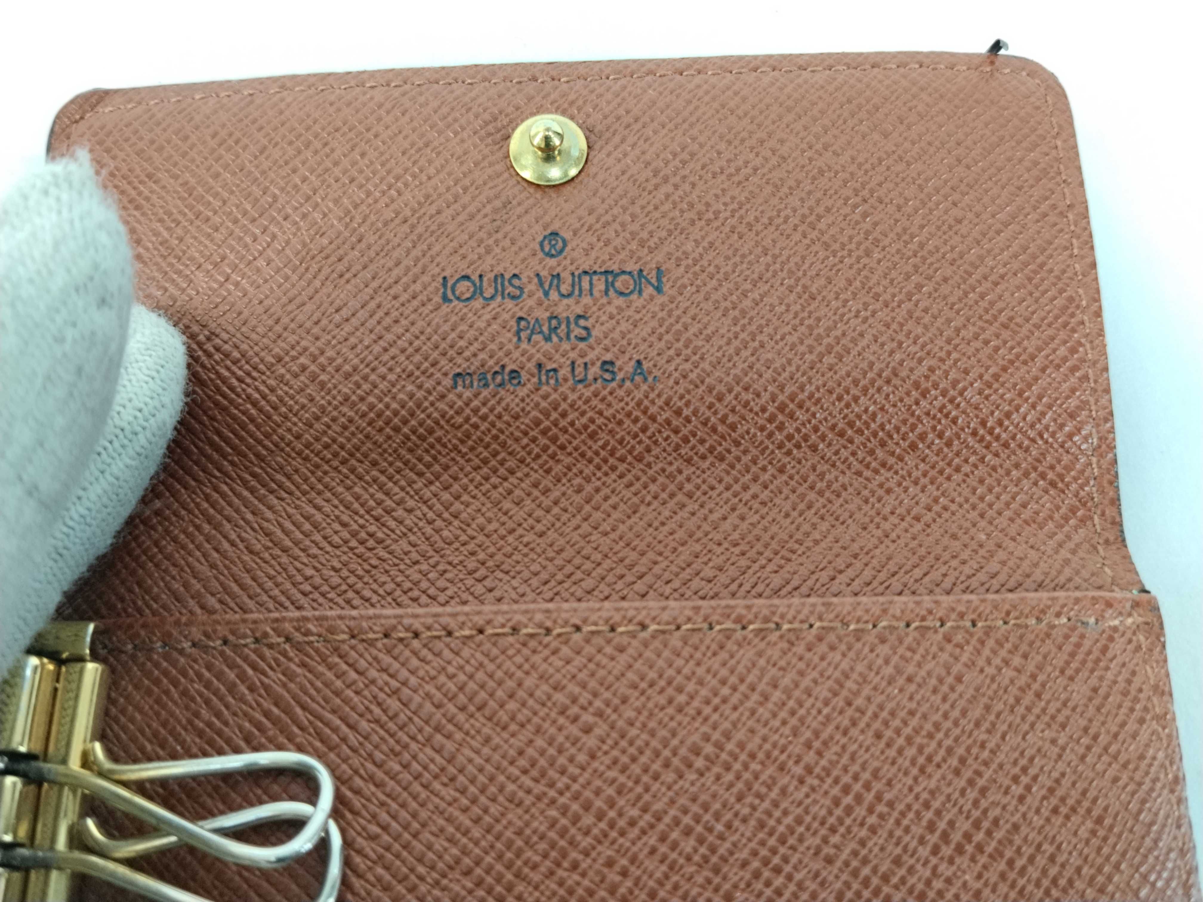 Monogram LV Key Case Multicles 4 Brown Key Case — view 13