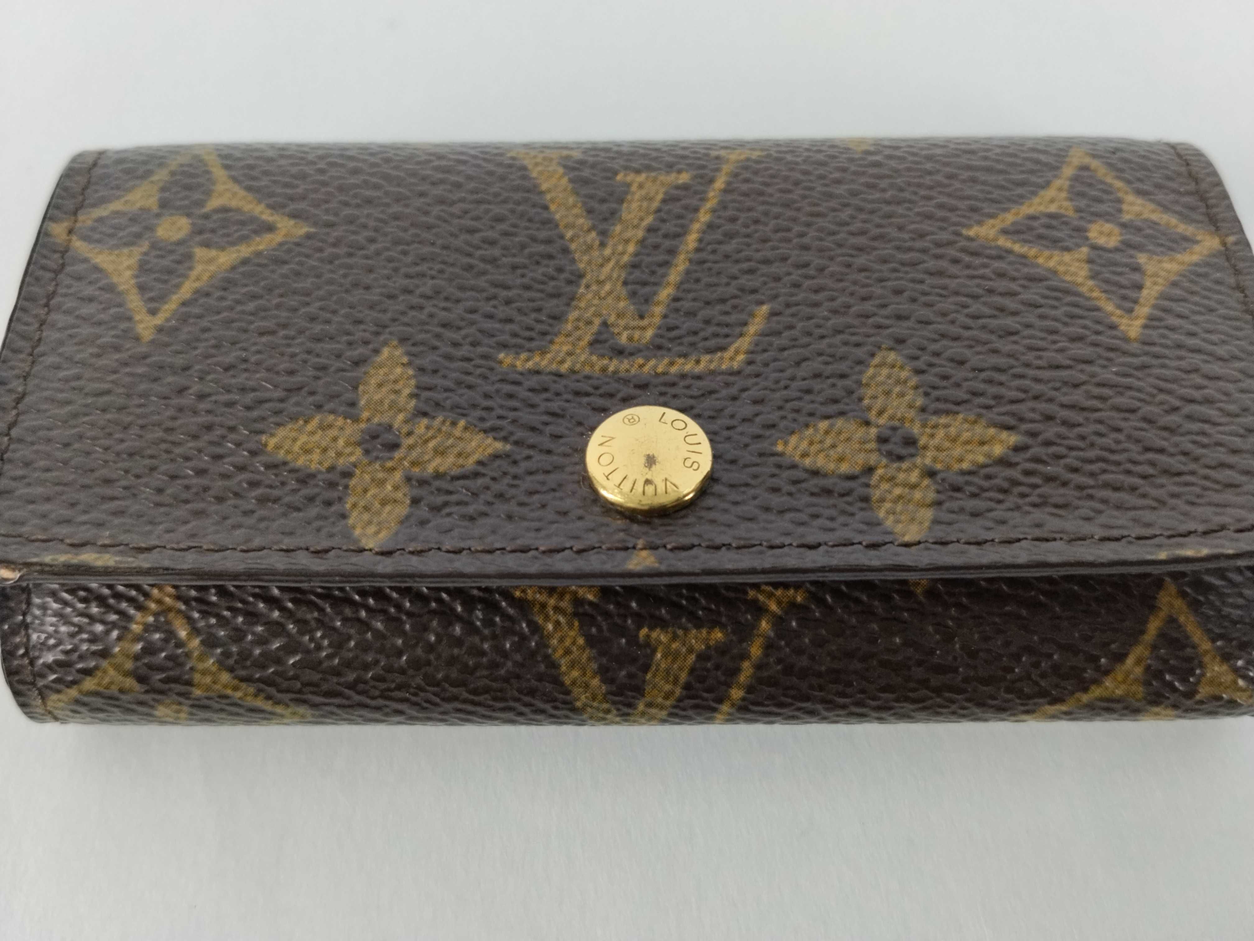 Monogram LV Key Case Multicles 4 Brown Key Case — view 8