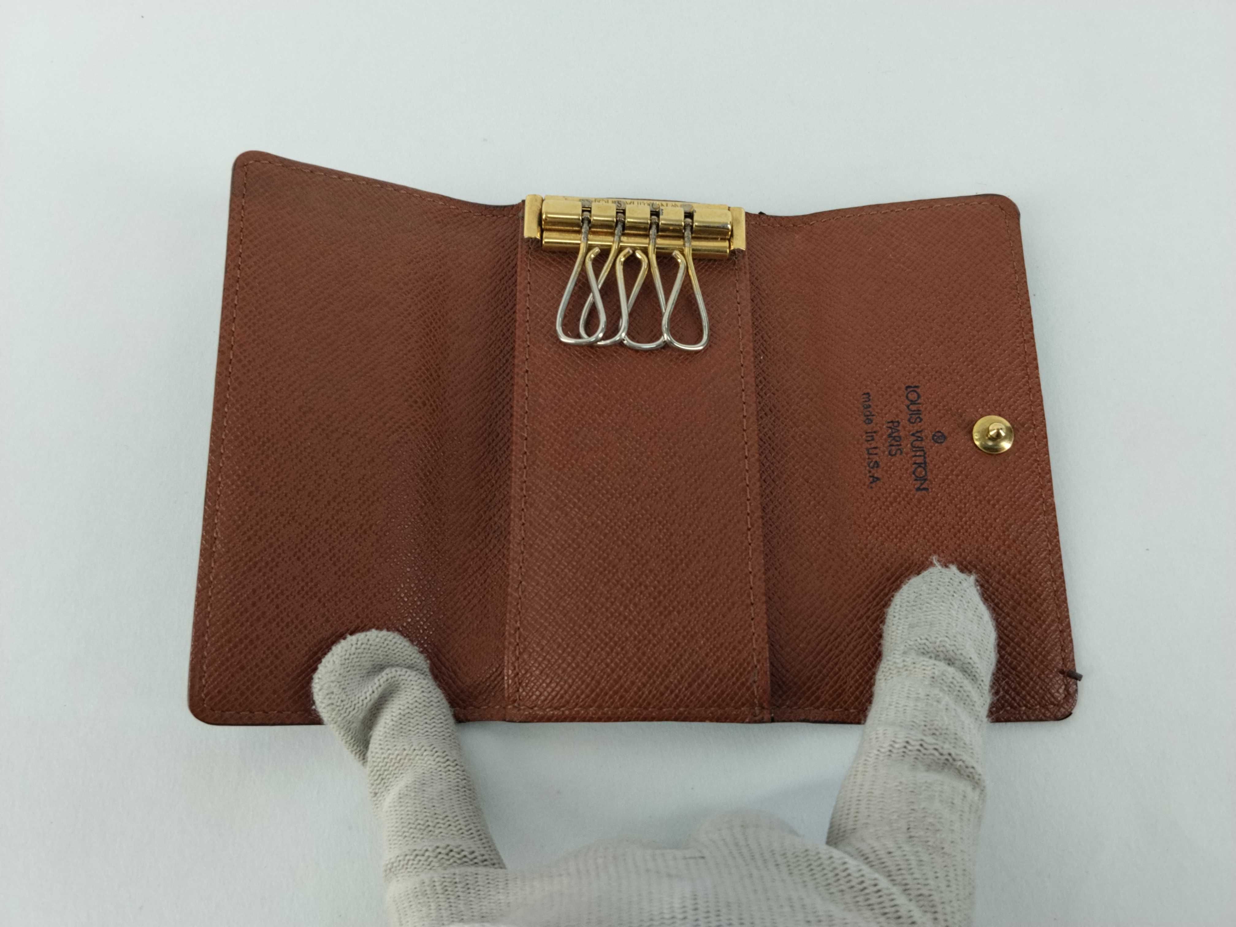 Monogram LV Key Case Multicles 4 Brown Key Case — view 10