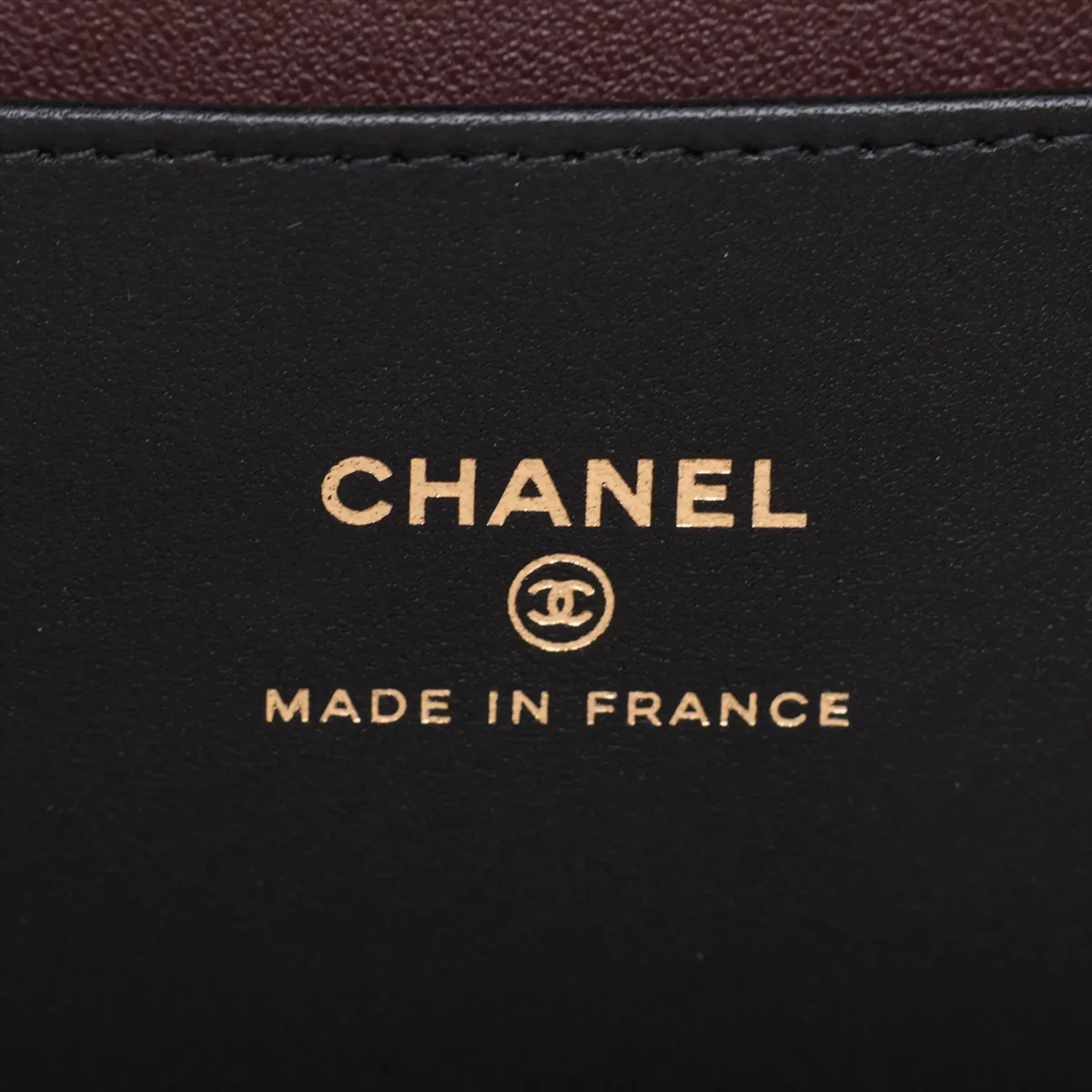 Matelassé Lambskin Vanity Bag, Black with Gold Hardware, 32085091 (Serial Number 32-series), with Mirror. — view 11