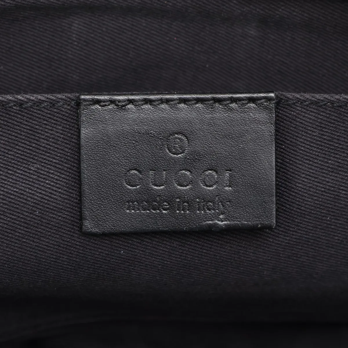 GG Canvas Horsebit 119188 Canvas x Leather Chain Shoulder Bag, Black — view 8