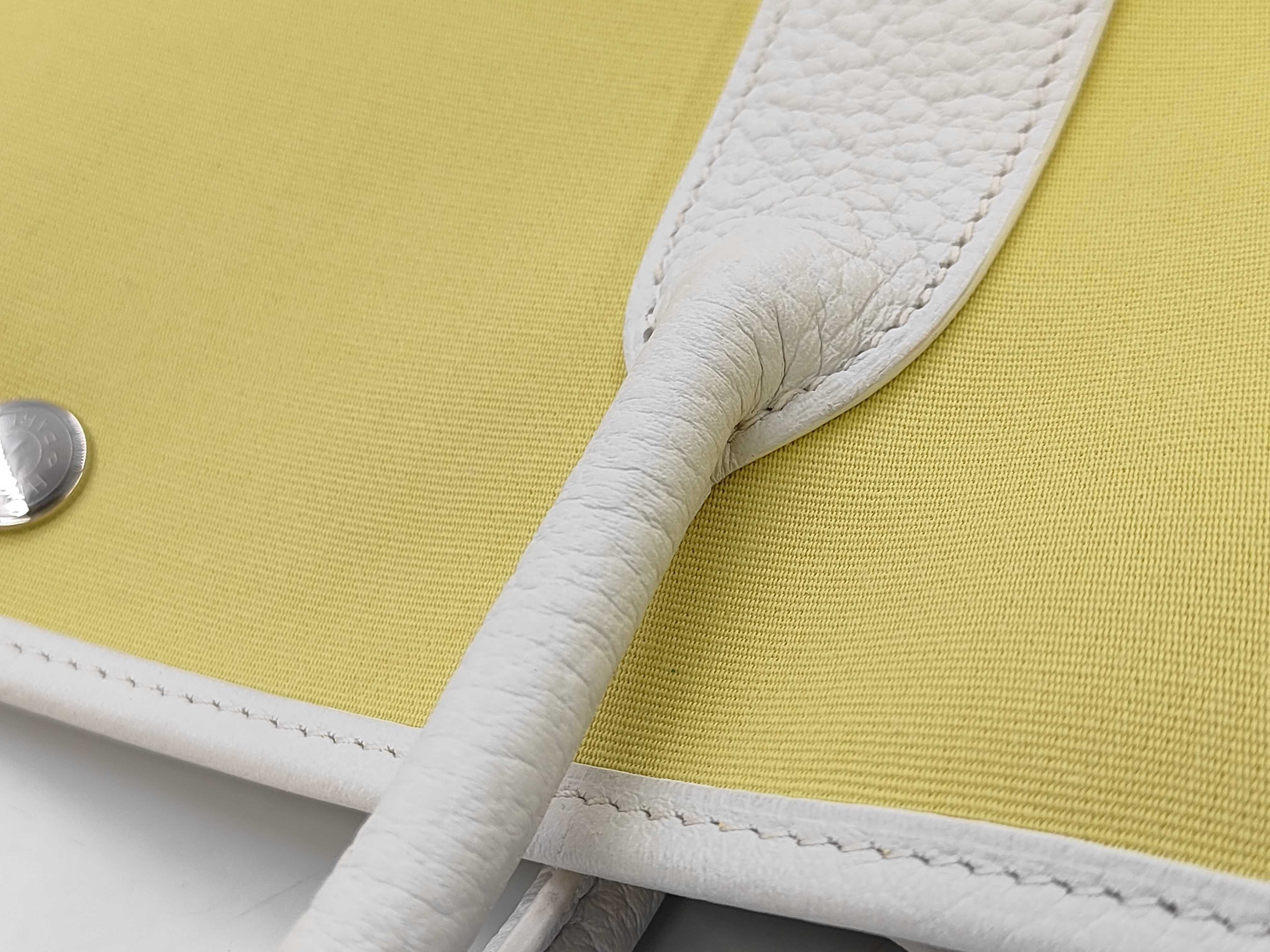 Garden Party PM Tote Bag, Canvas, Yellow Tote Bag — view 10