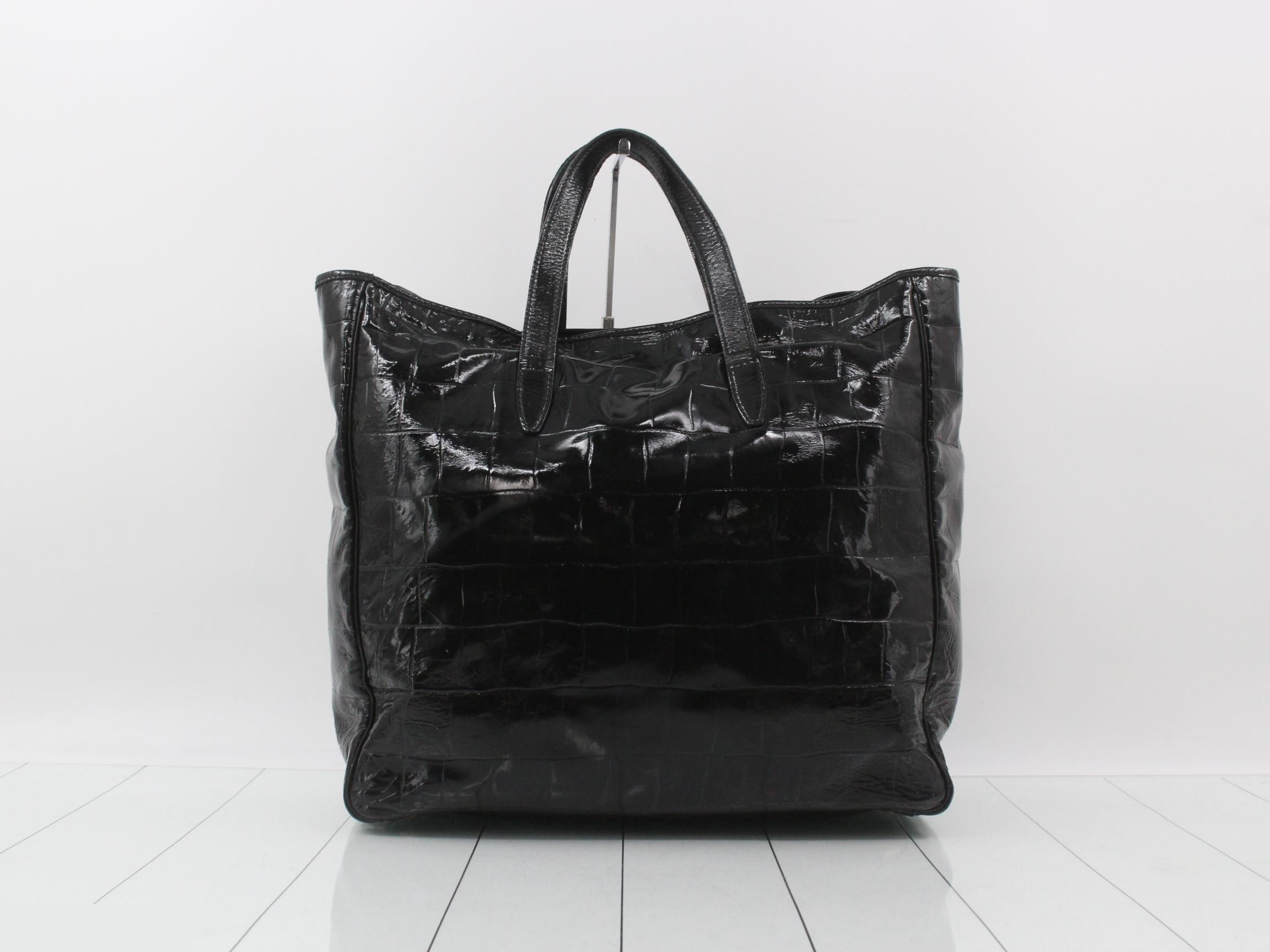 Enamel embossed tote bag — view 2