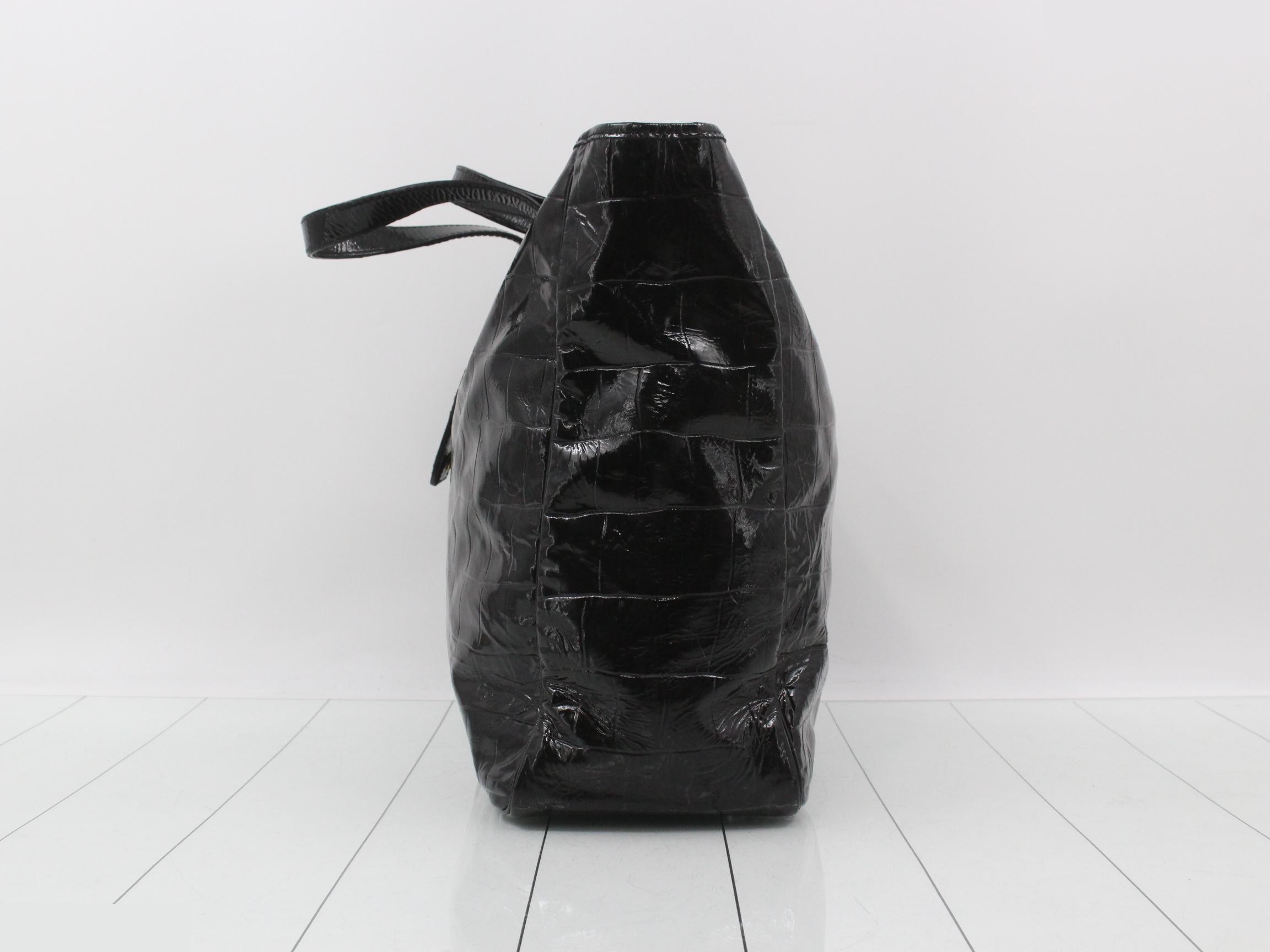 Enamel embossed tote bag — view 3