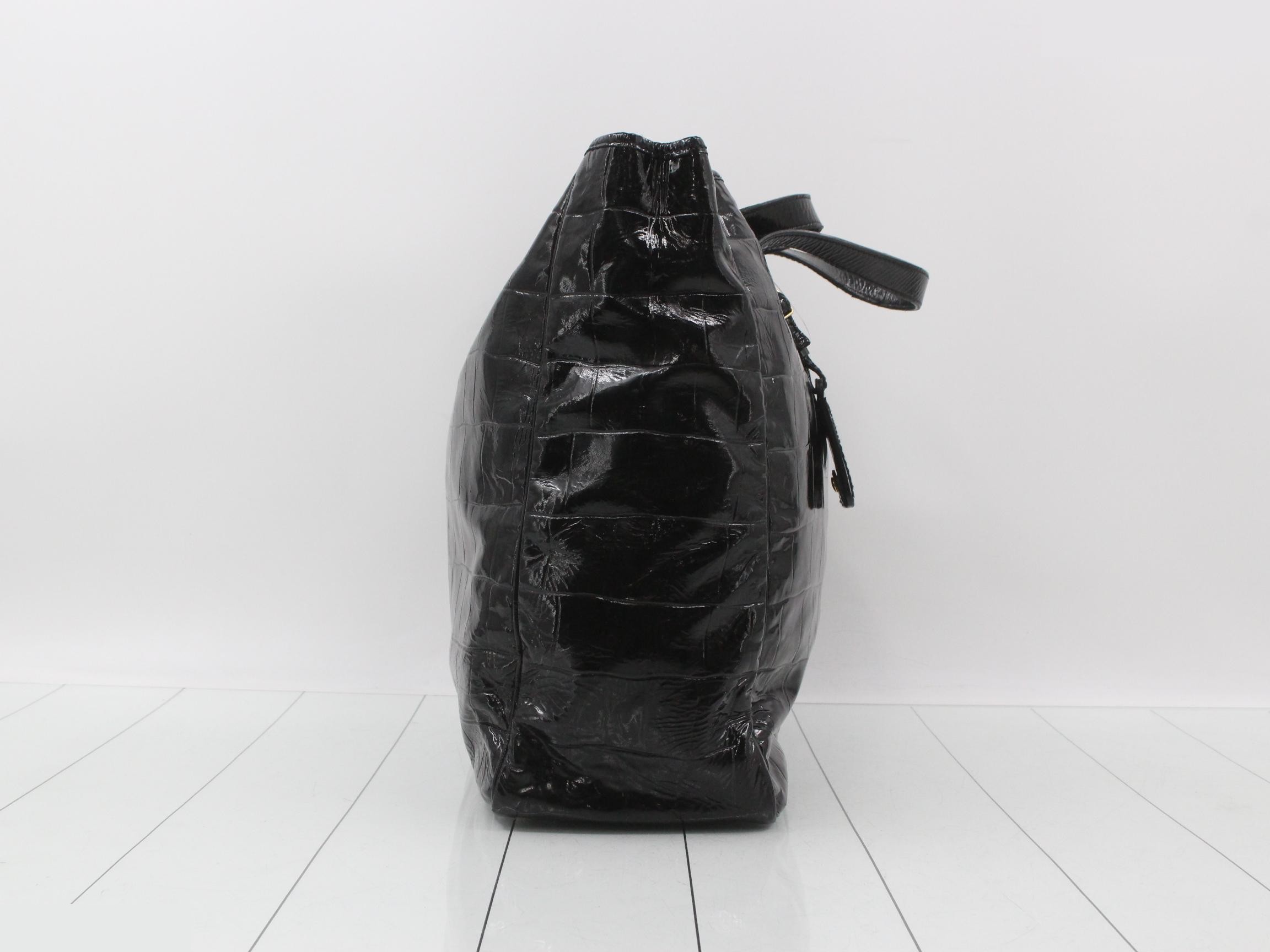 Enamel embossed tote bag — view 4
