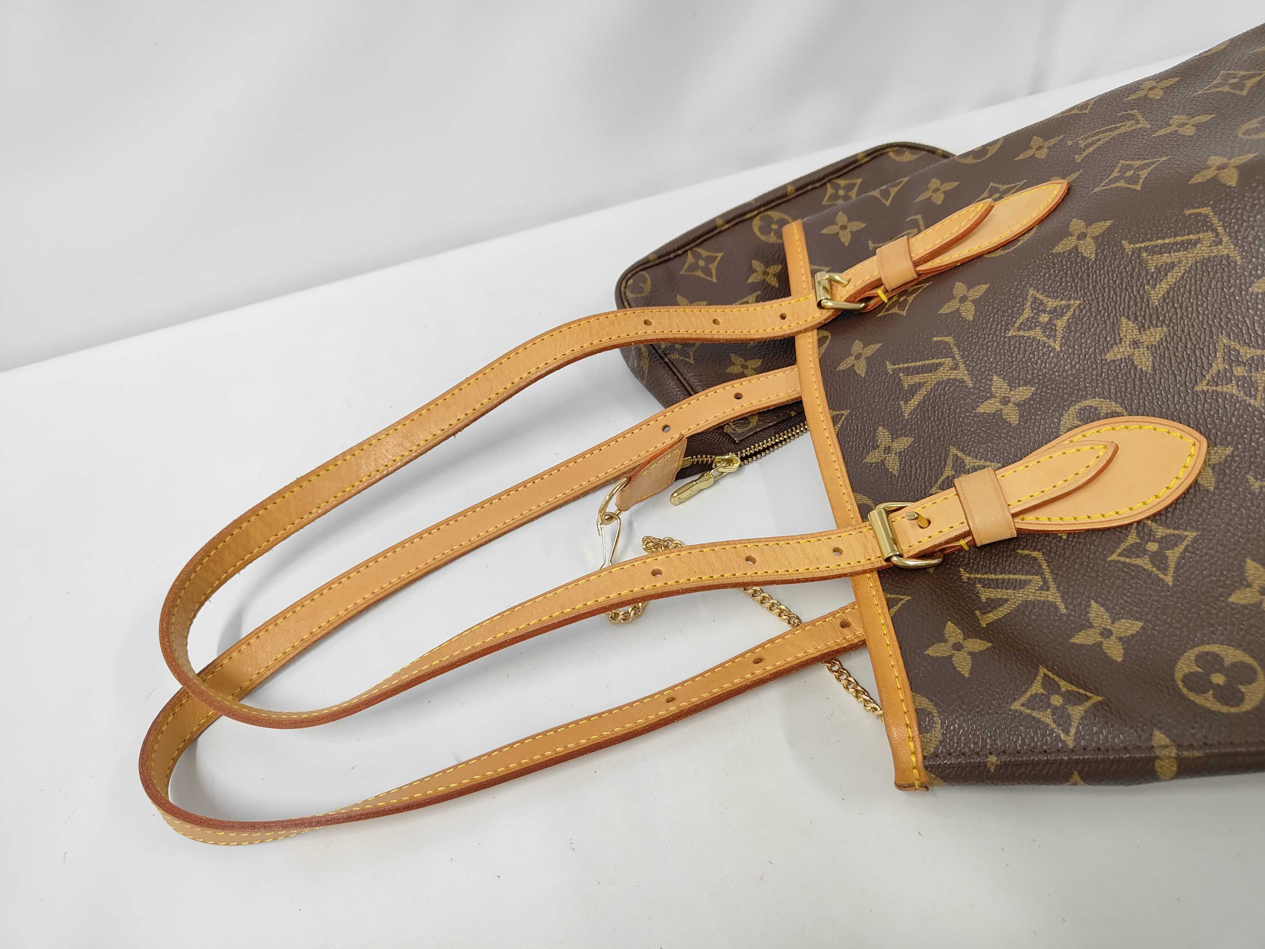 Monogram Bucket PM Tote Bag with Pouch M42238 (No stickiness) — view 5