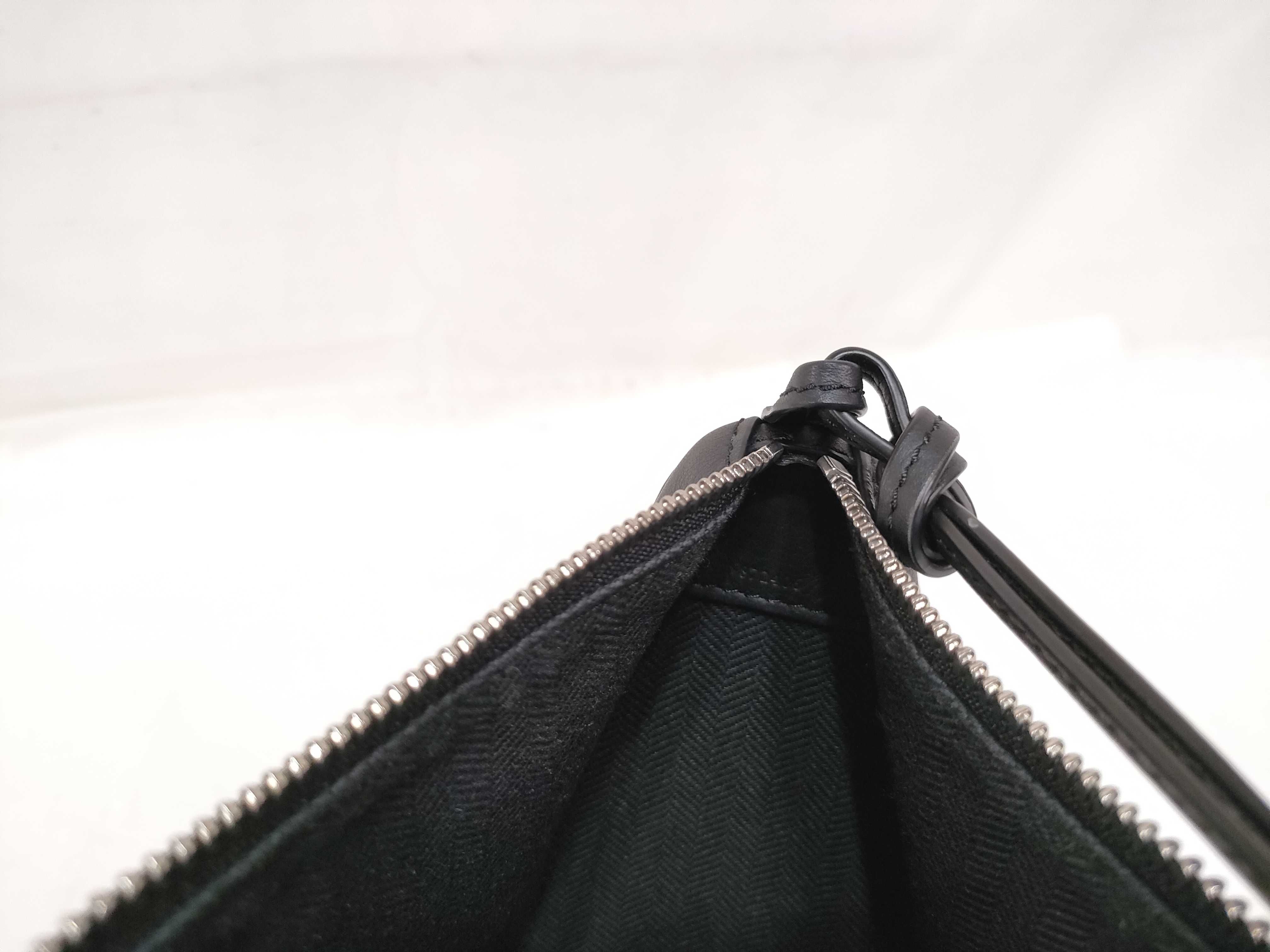 Hammock Mini Hobo Leather 2-Way Shoulder Bag, Black — view 14