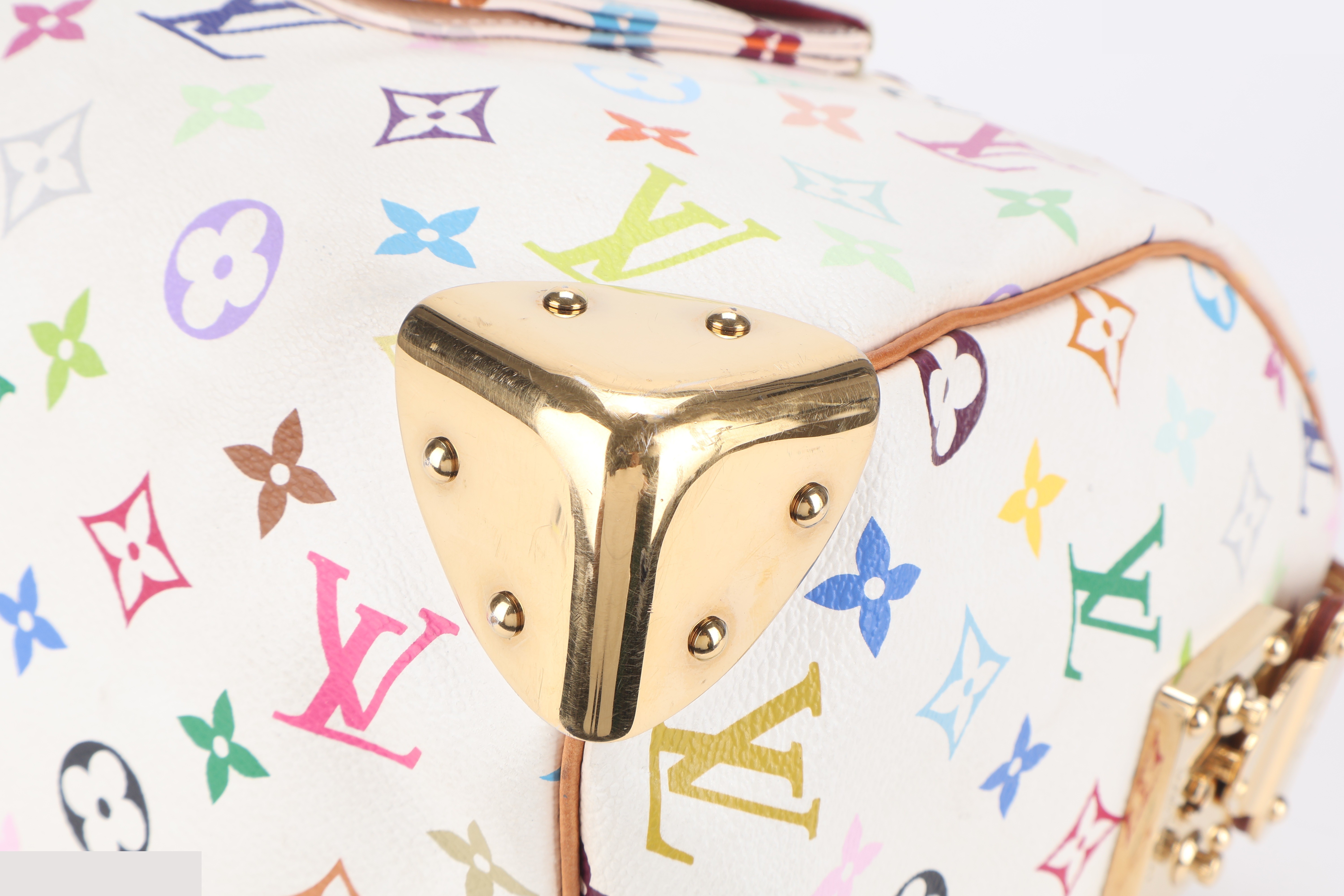 SPEEDY 30 WHITE MONOGRAM MULTICOLOUR — view 6