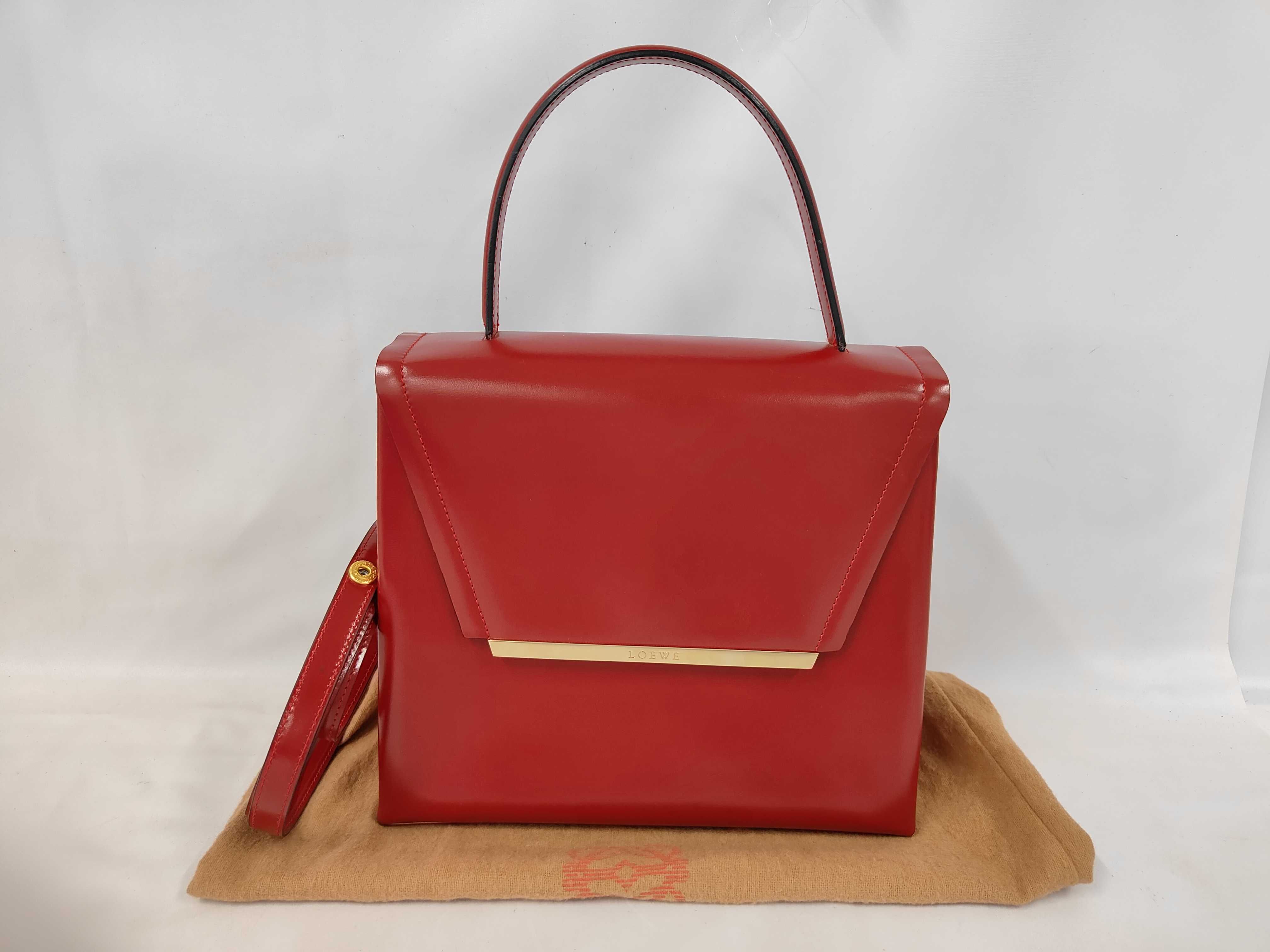 2-way handbag, red handbag