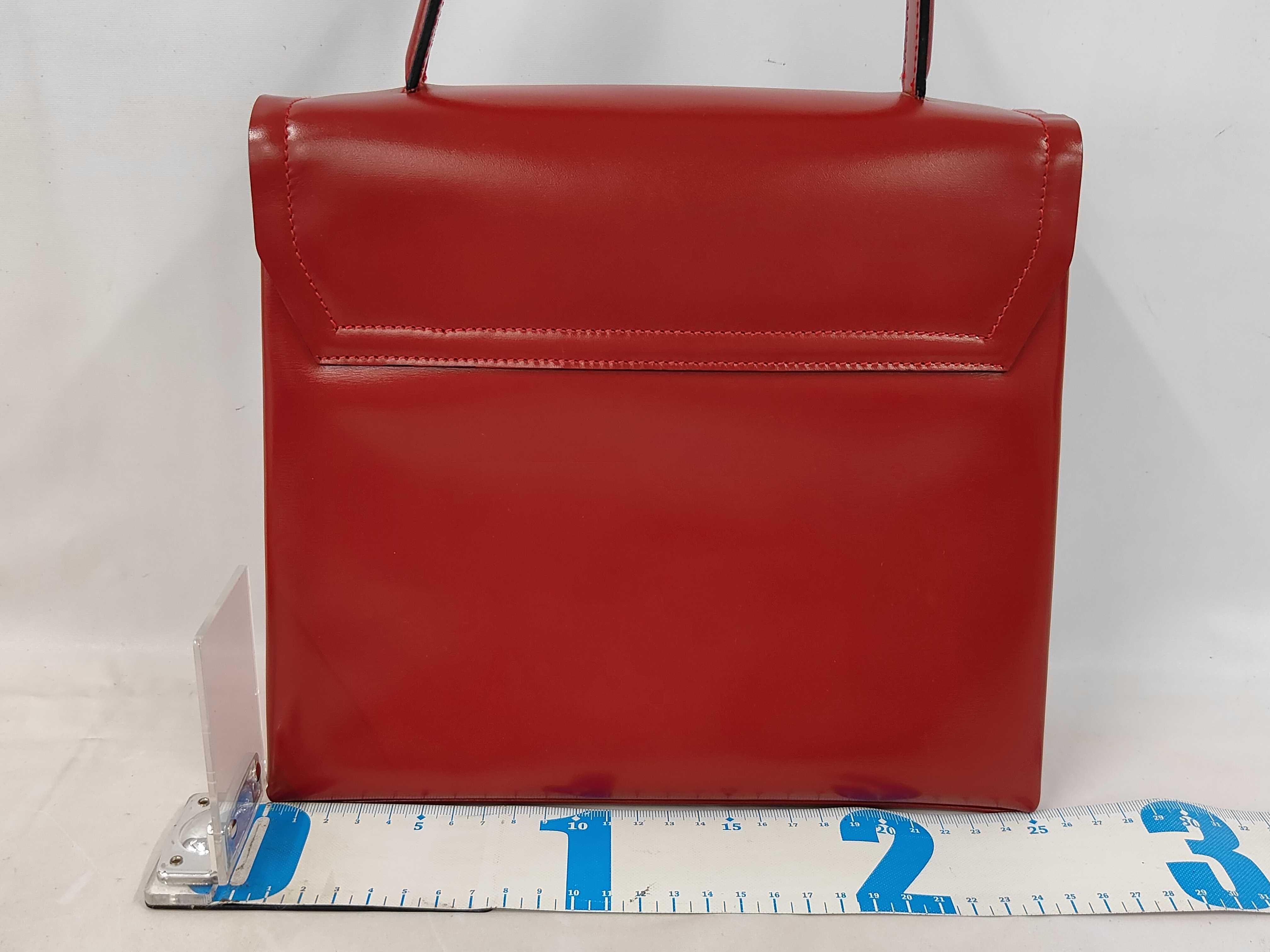 2-way handbag, red handbag — view 2