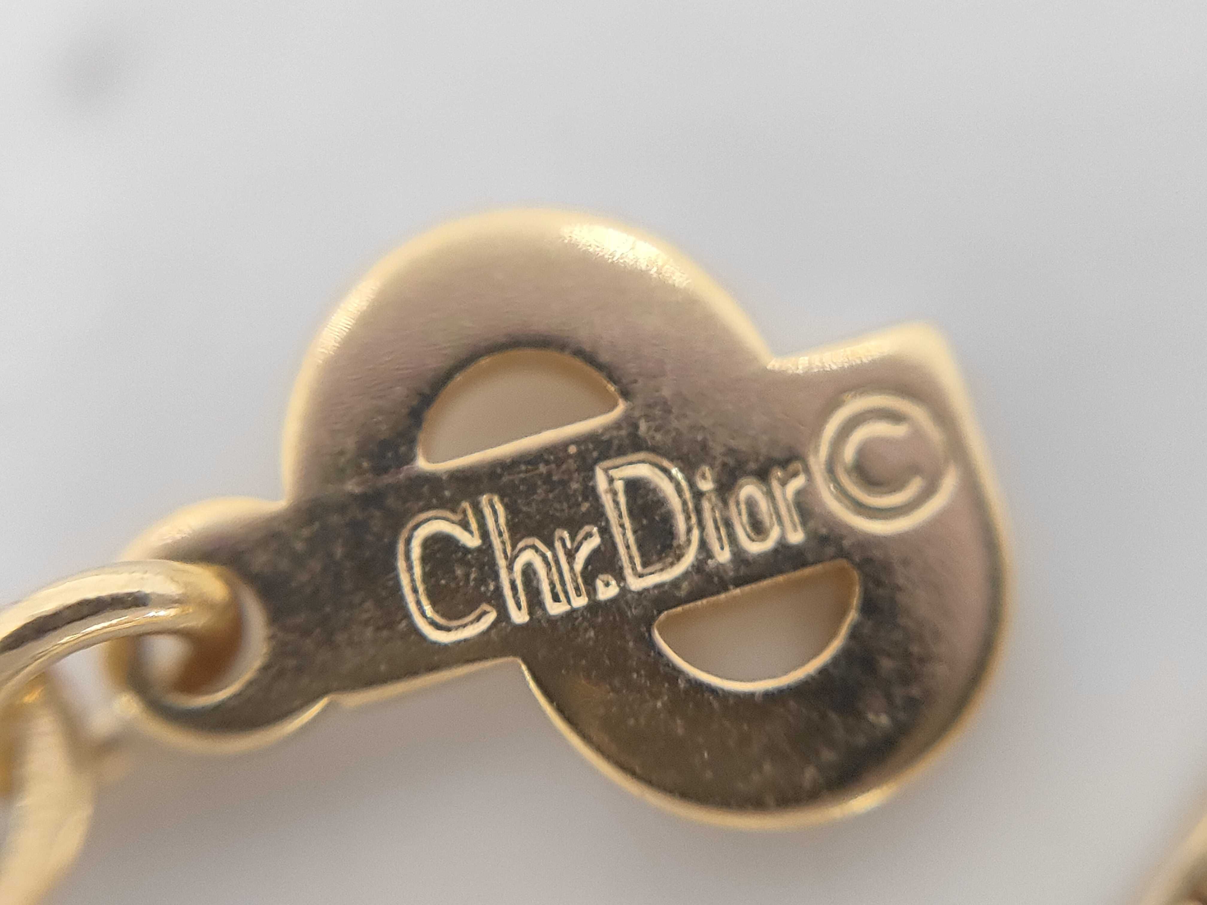 necklace, Christian Dior logo design necklace — view 4