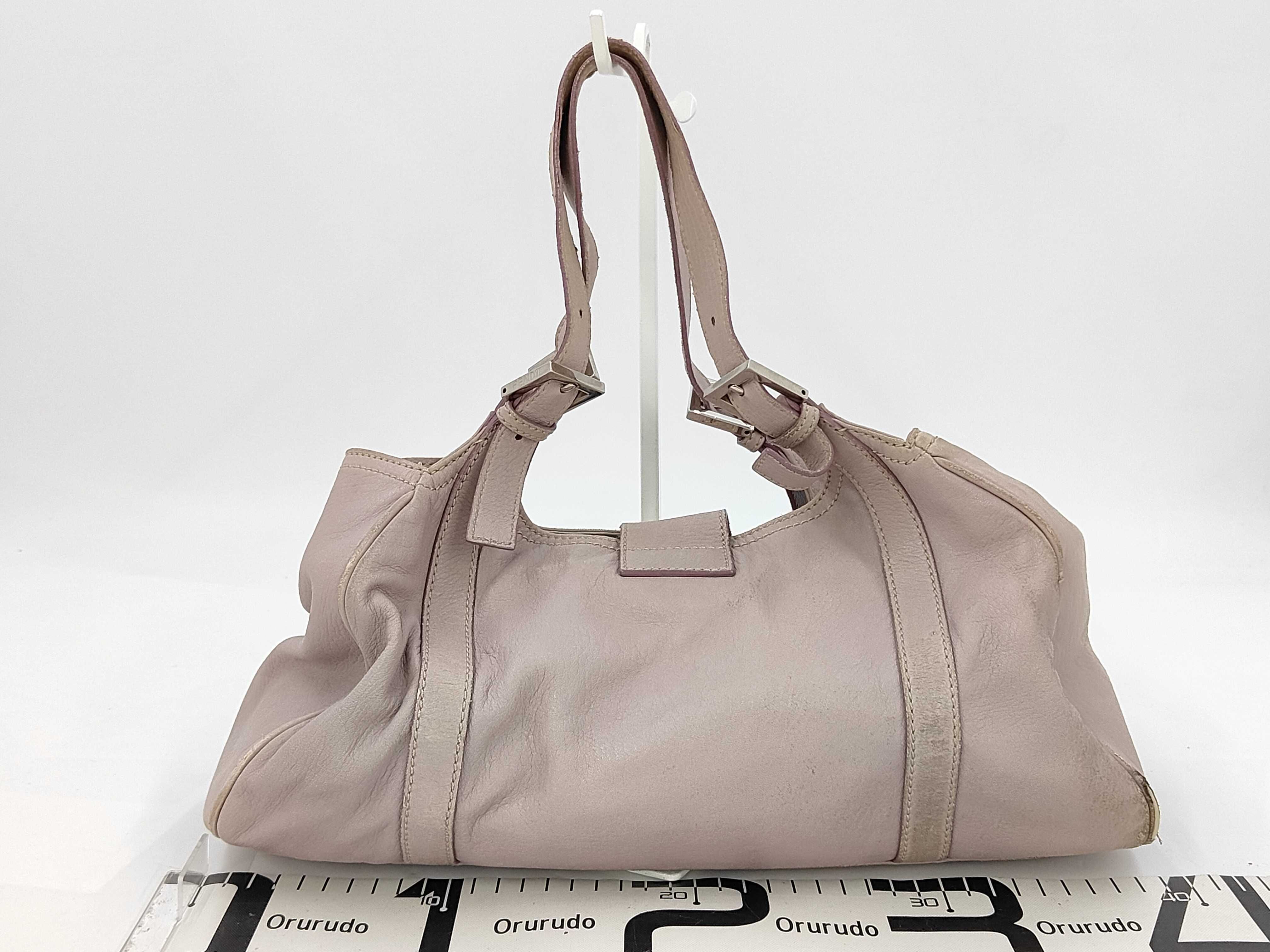 Mamma Bucket Leather Pink Bag — view 2