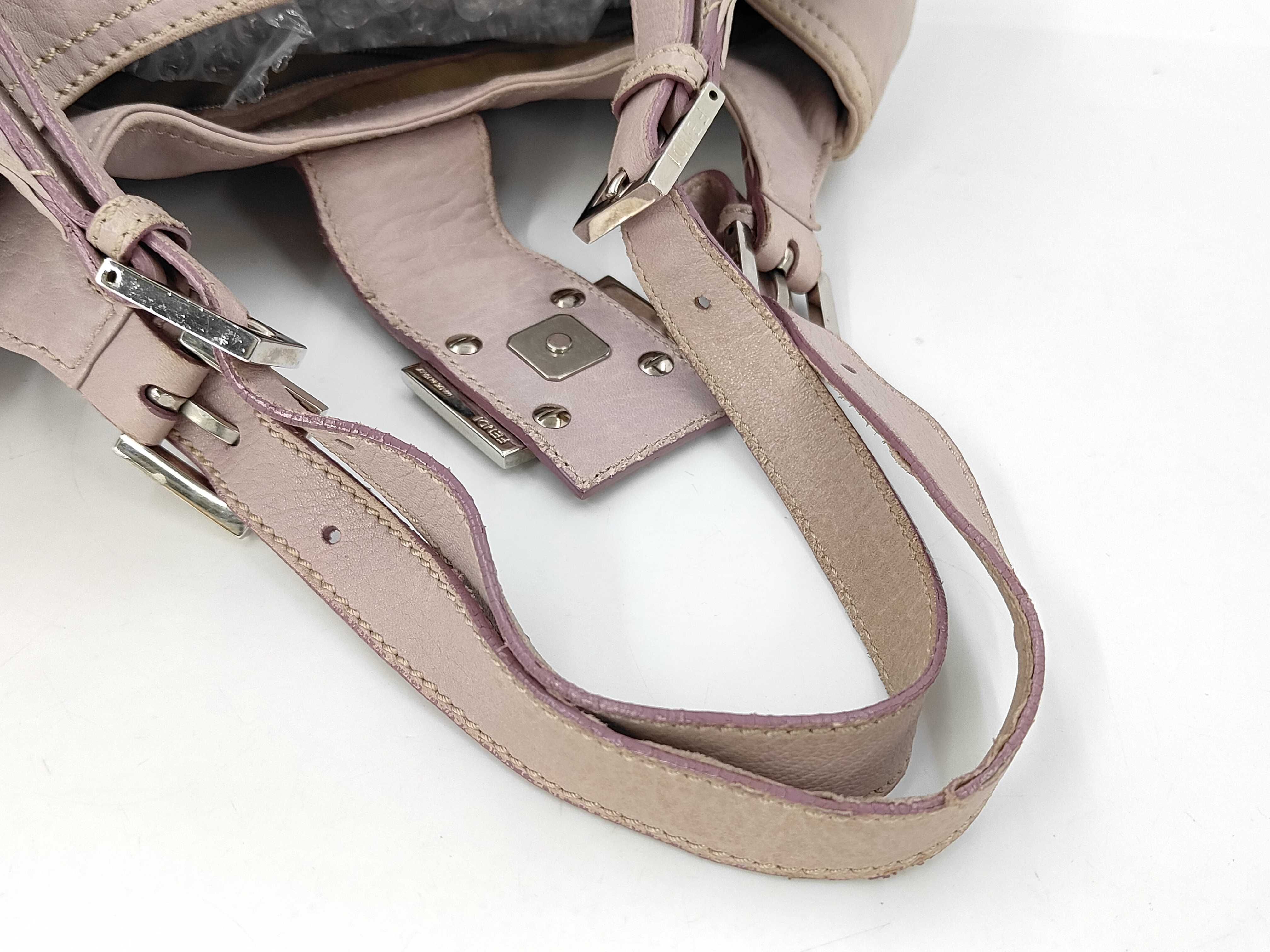 Mamma Bucket Leather Pink Bag — view 5