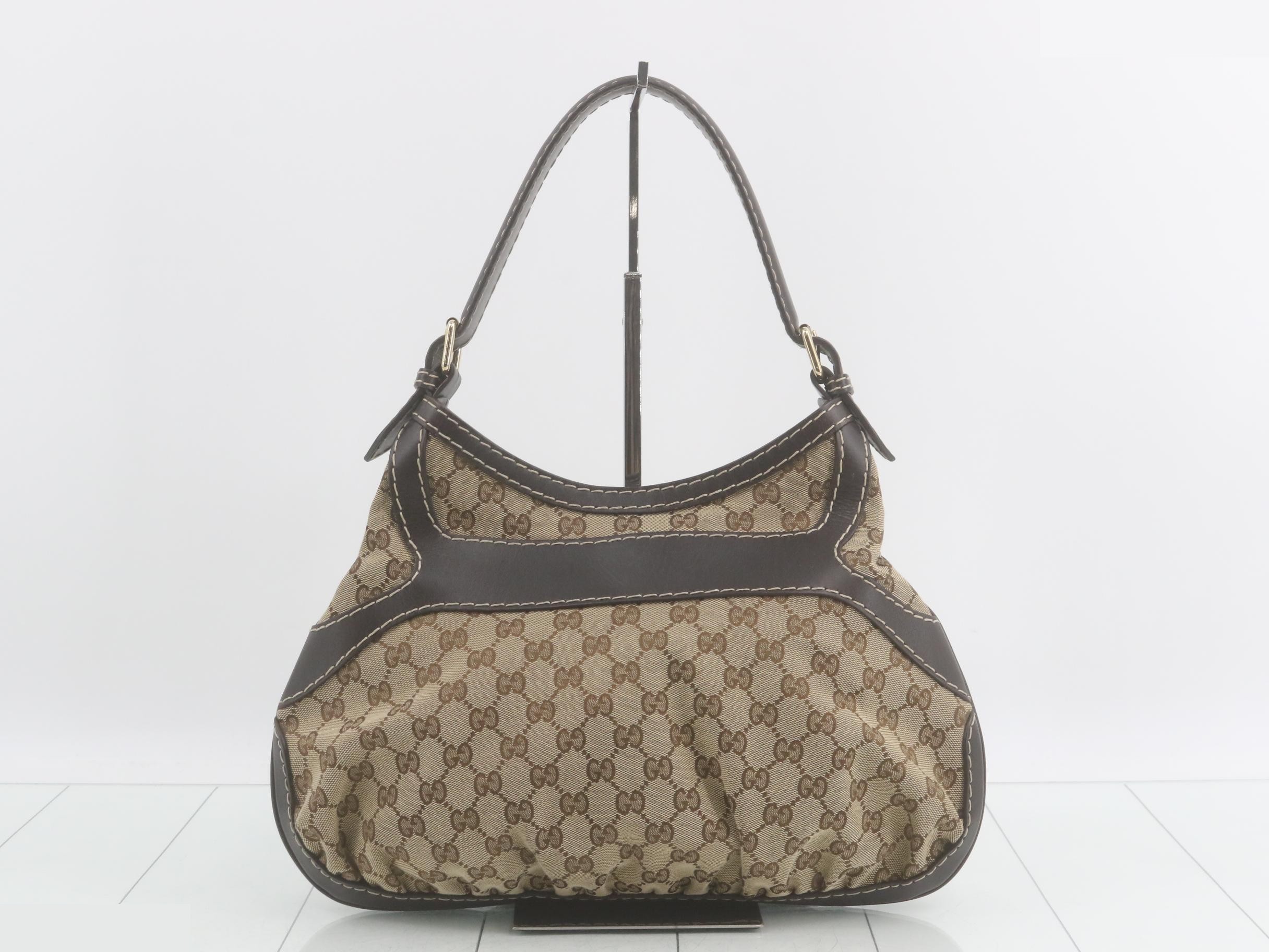 GG Canvas Shoulder Bag - Canvas/Leather — view 2