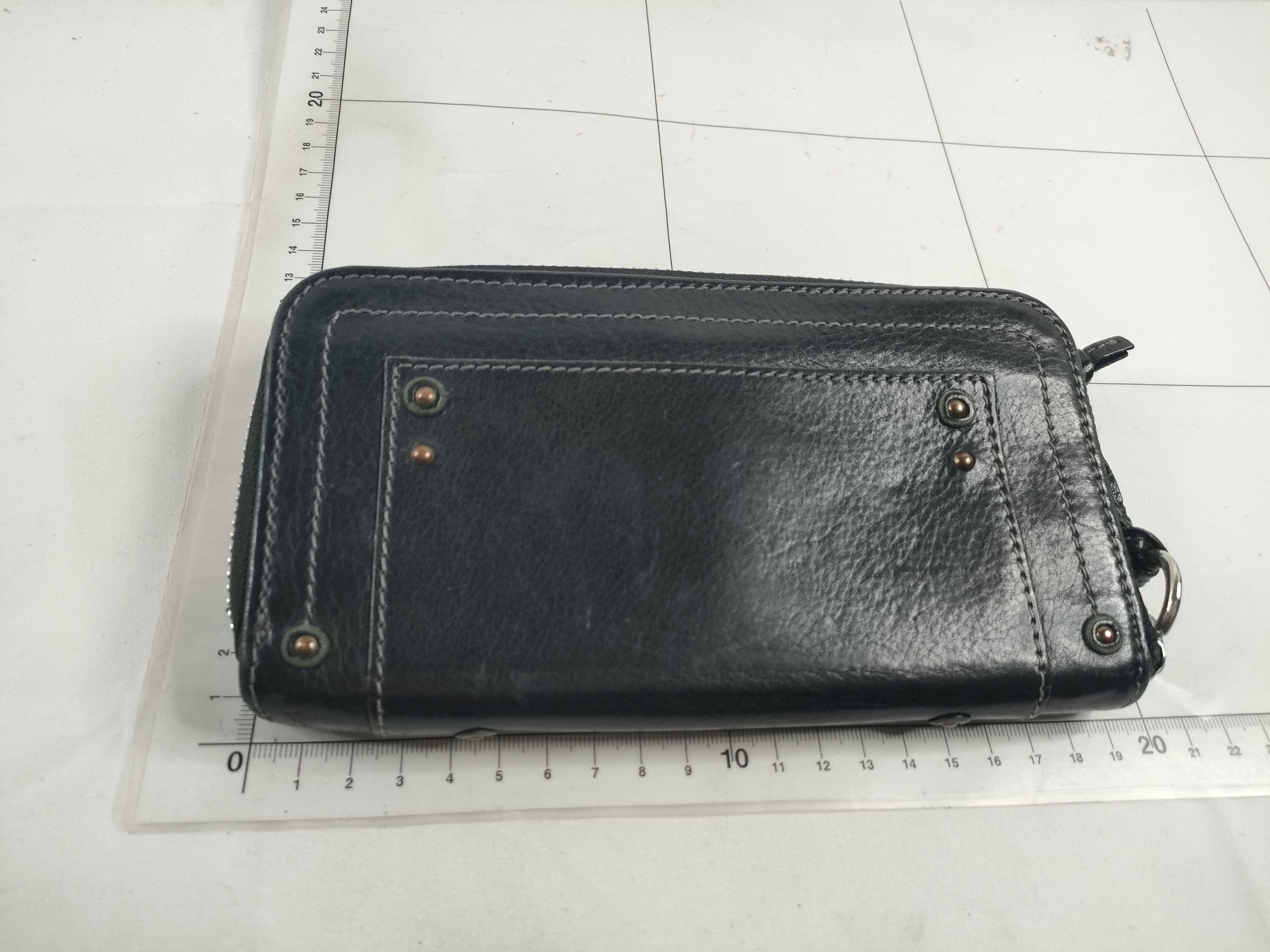 leather long wallet Paddington with padlock — view 2