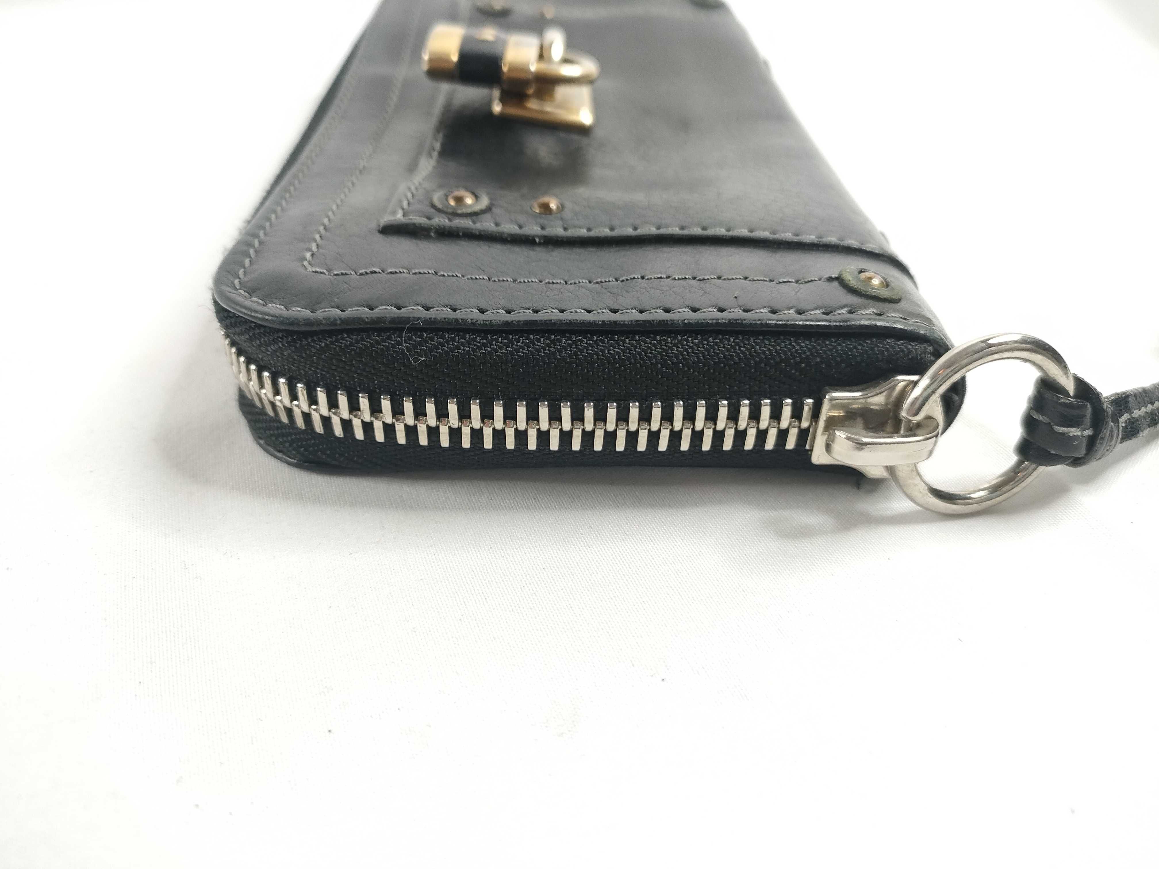 leather long wallet Paddington with padlock — view 5