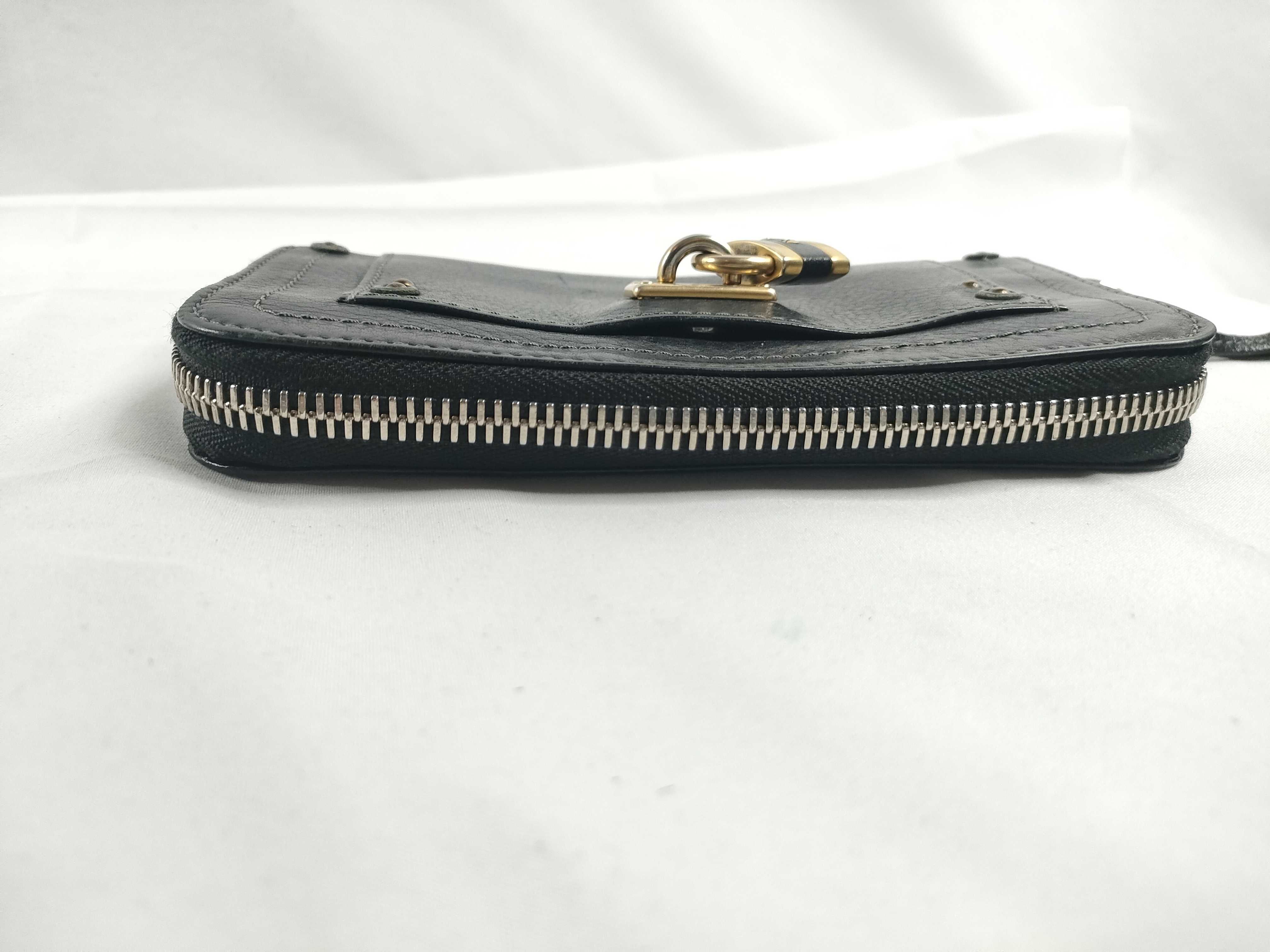 leather long wallet Paddington with padlock — view 6