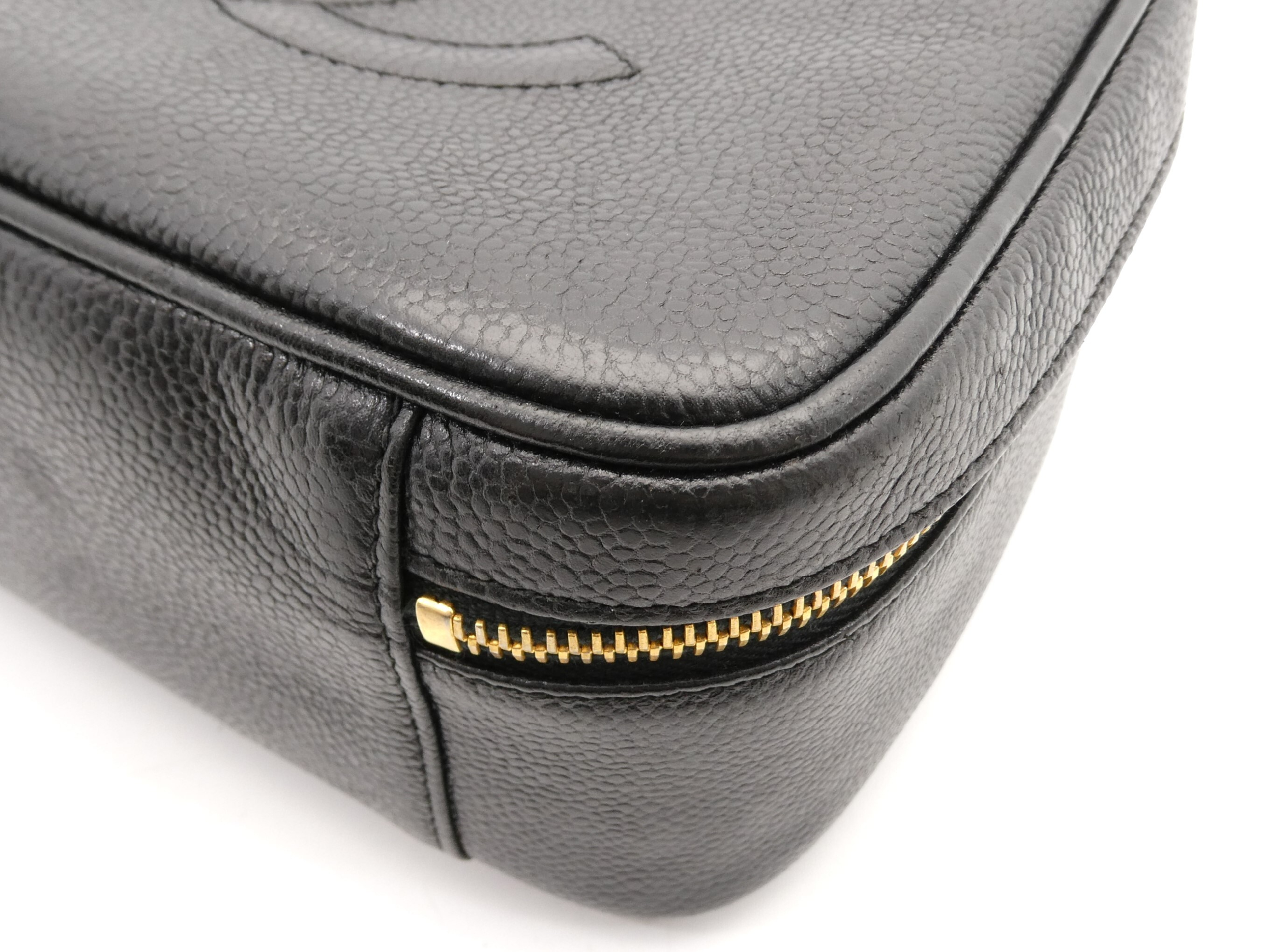 Coco Mark Caviar Skin Vanity Bag — view 12