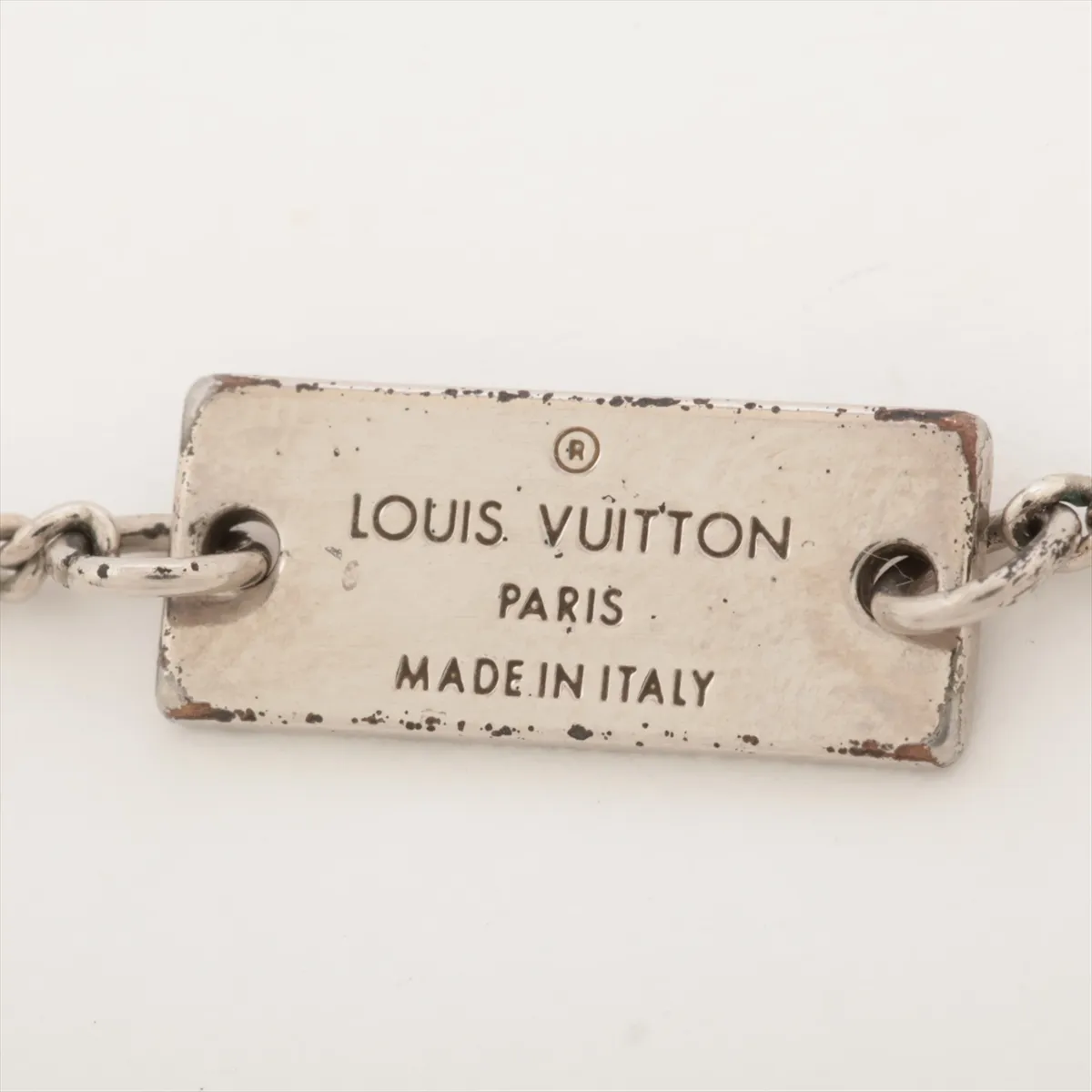 M62485 Monogram Ring DI1212 Necklace GP Silver - — view 4