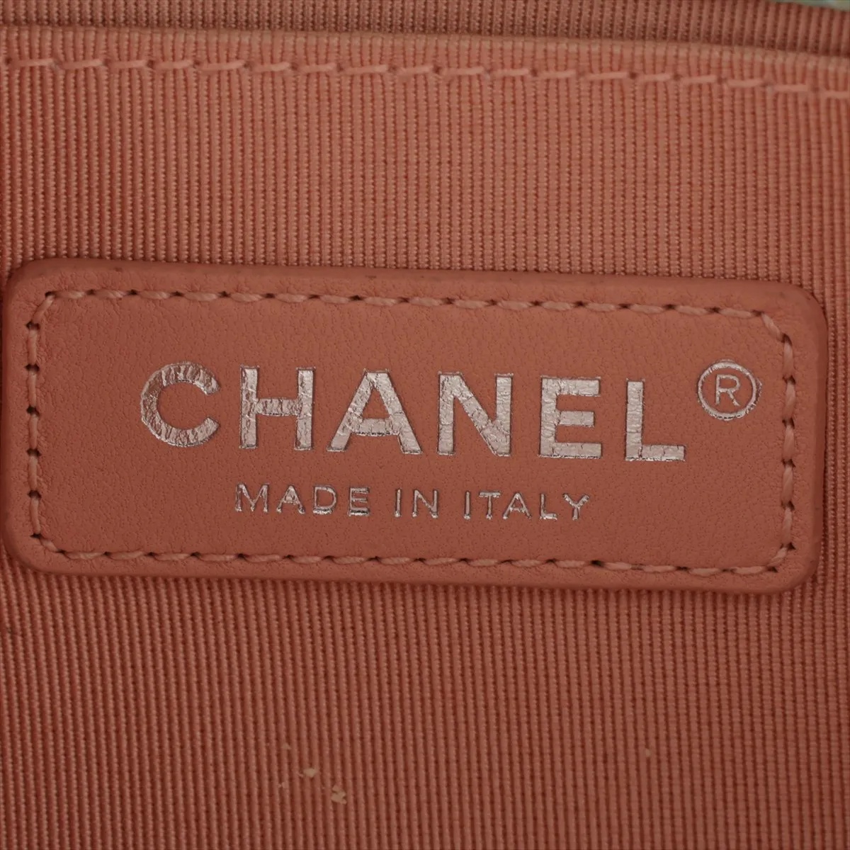 Boy Chanel 25 Caviar Skin Chain Shoulder Bag, Multicolor, Silver Hardware, 25339321, Serial Number 25-series, A67086 — view 8