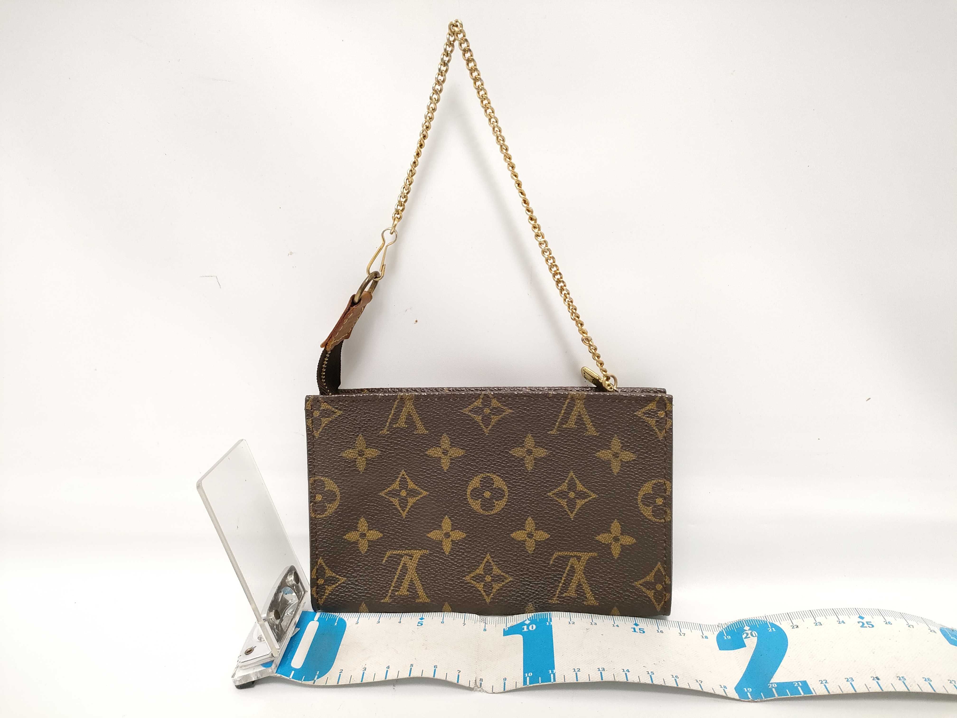 Monogram Louis Vuitton Bucket Pouch — view 2