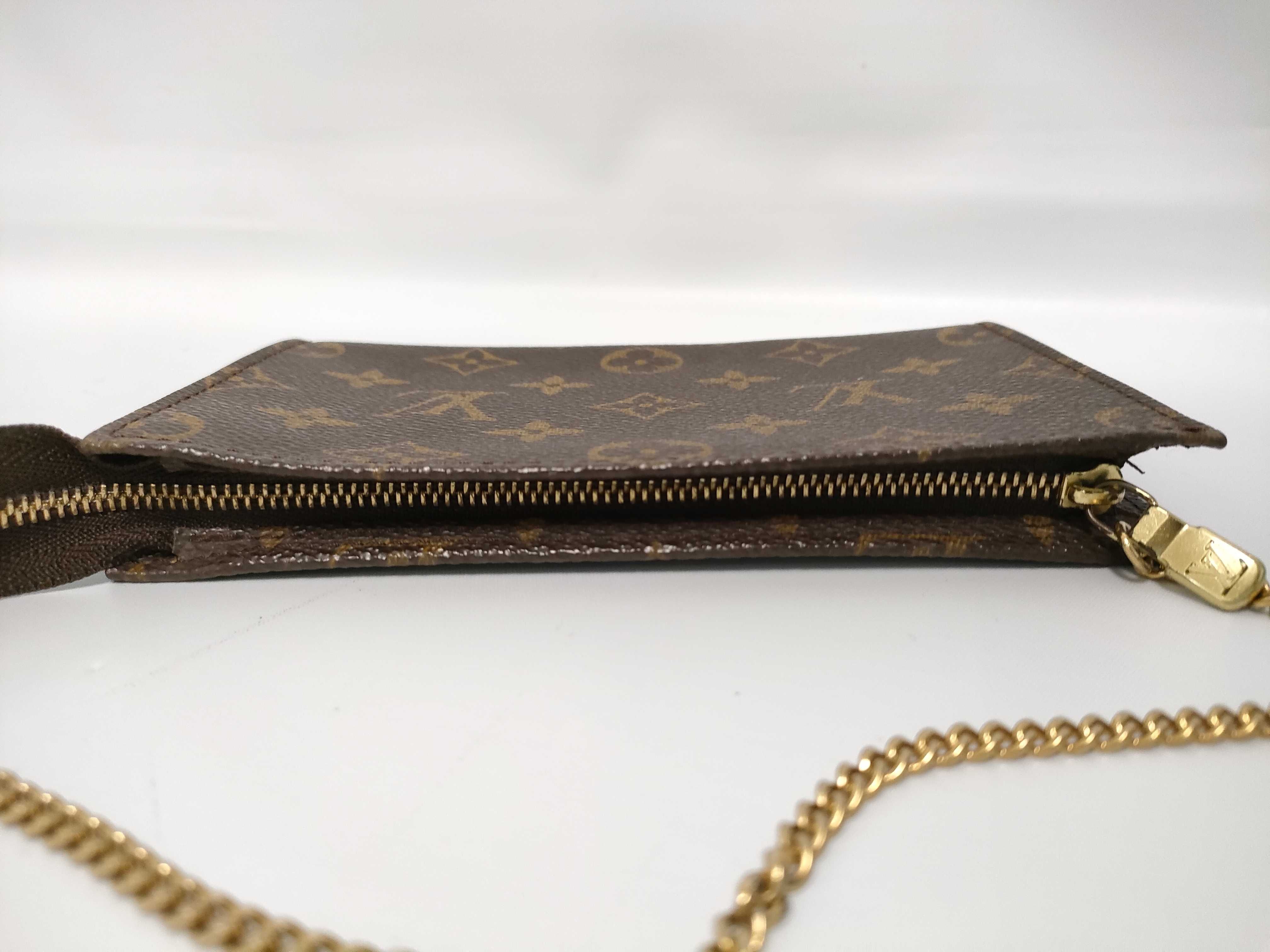 Monogram Louis Vuitton Bucket Pouch — view 4