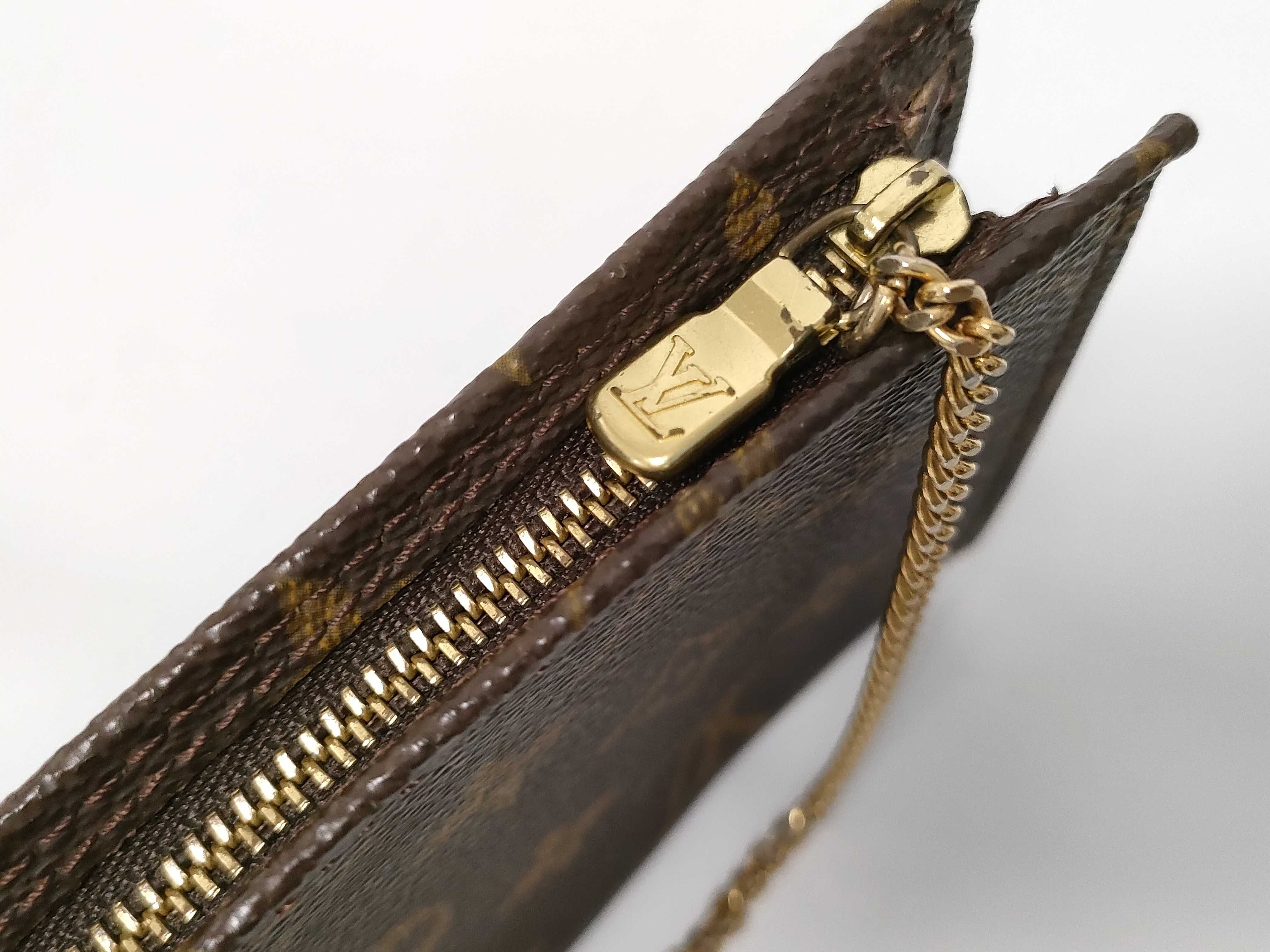 Monogram Louis Vuitton Bucket Pouch — view 5