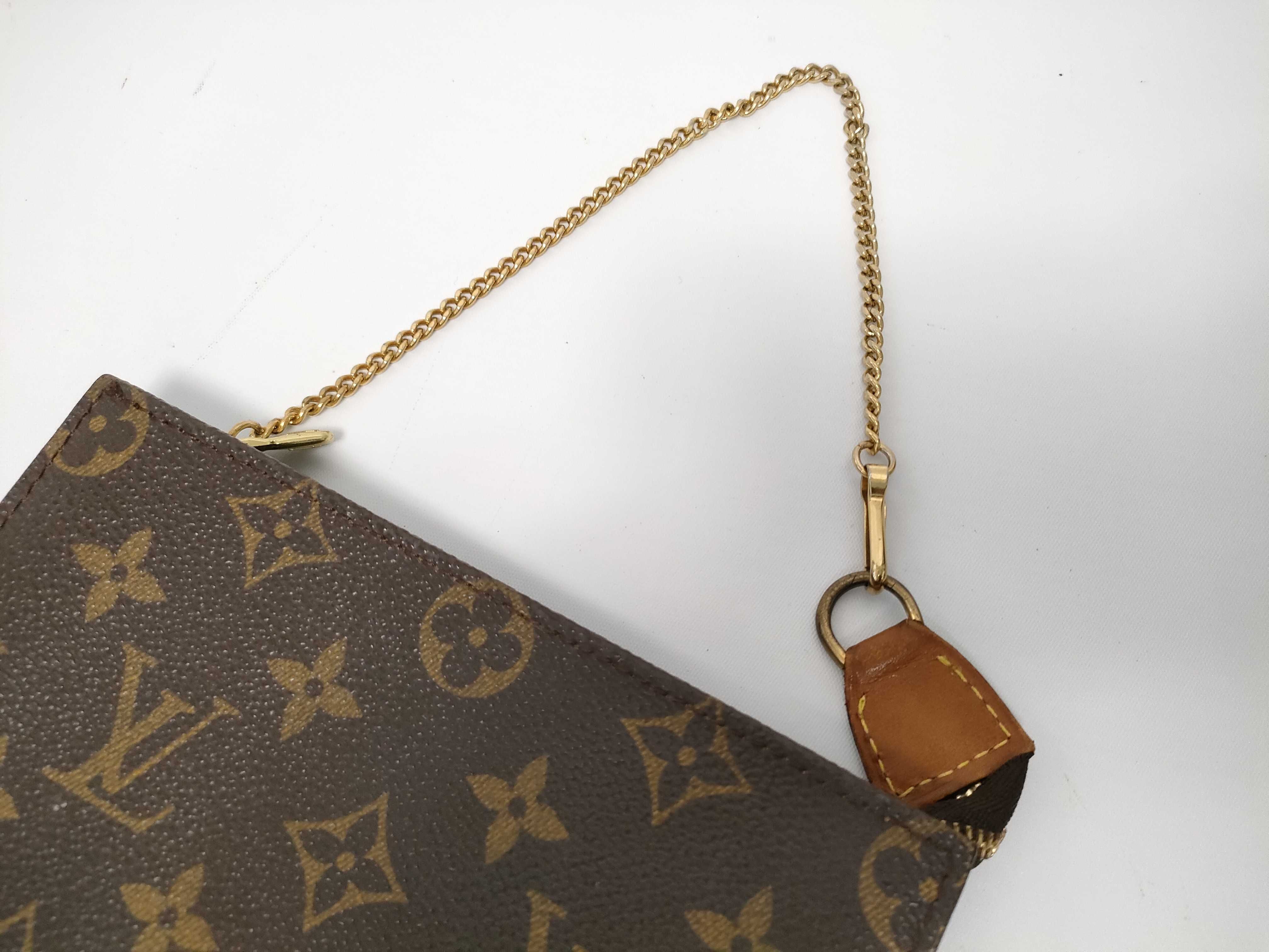 Monogram Louis Vuitton Bucket Pouch — view 6