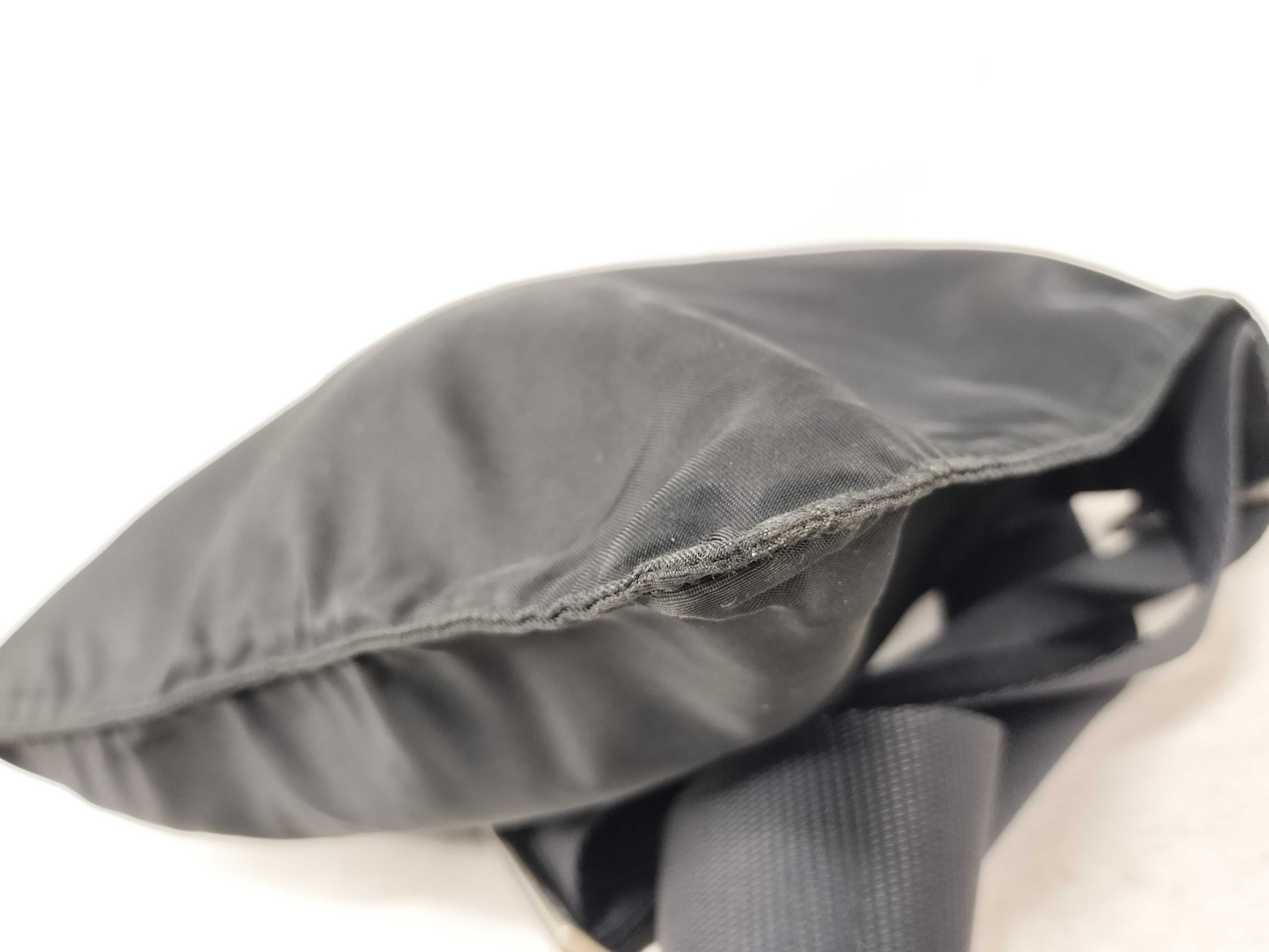 Nylon Shoulder Bag with Triangle Logo — view 7