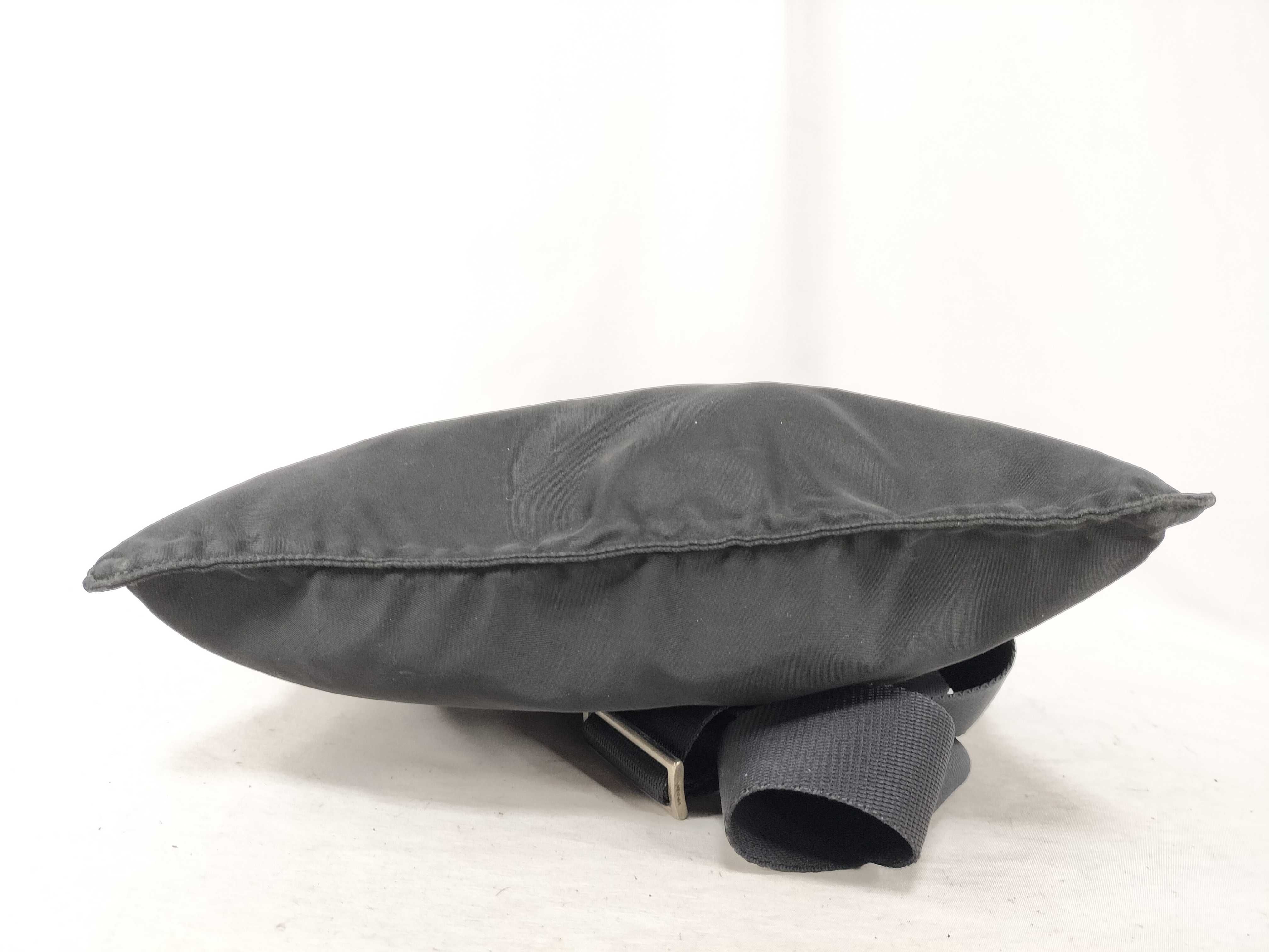 Nylon Shoulder Bag with Triangle Logo — view 8