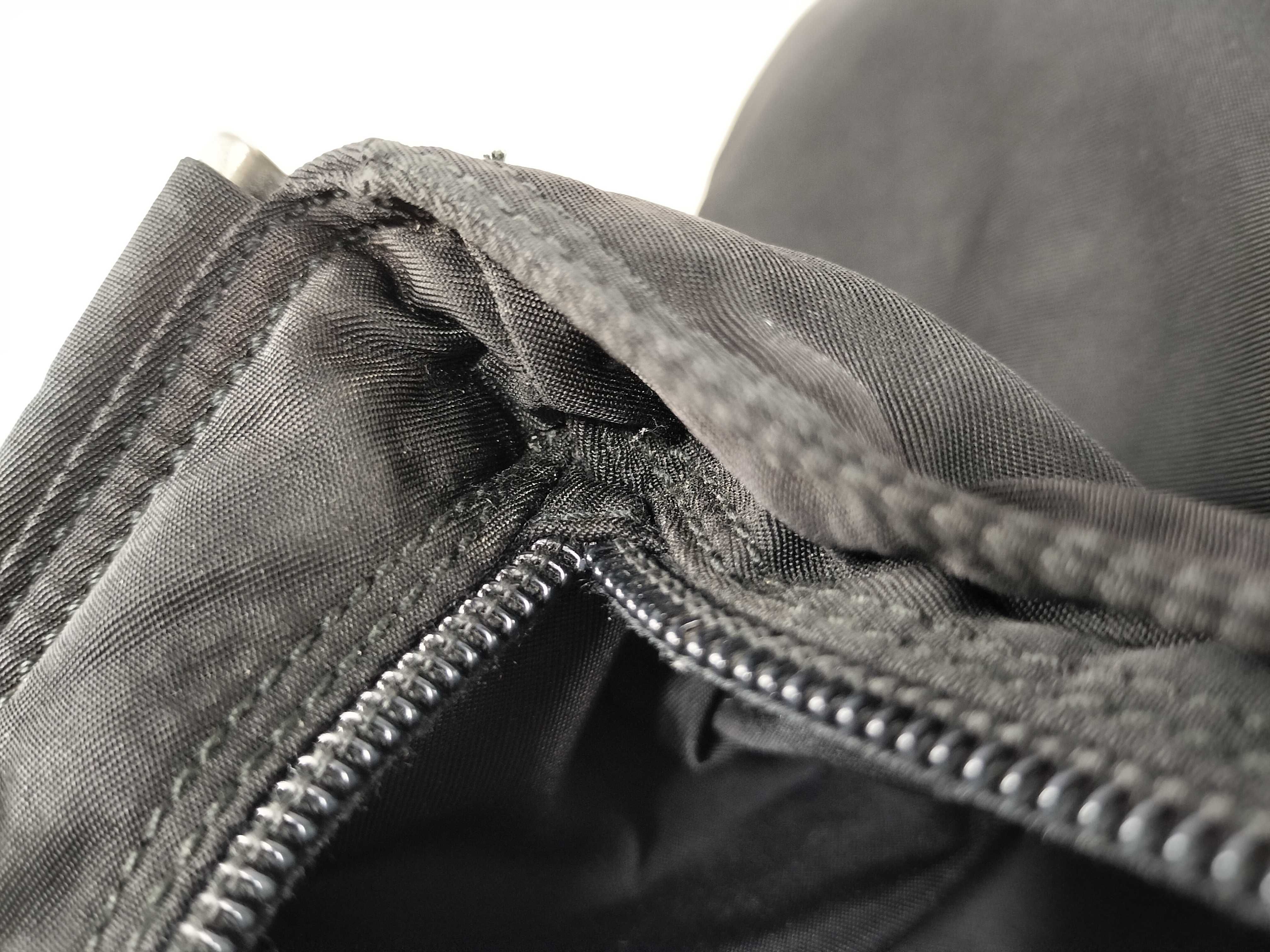 Nylon Shoulder Bag with Triangle Logo — view 9