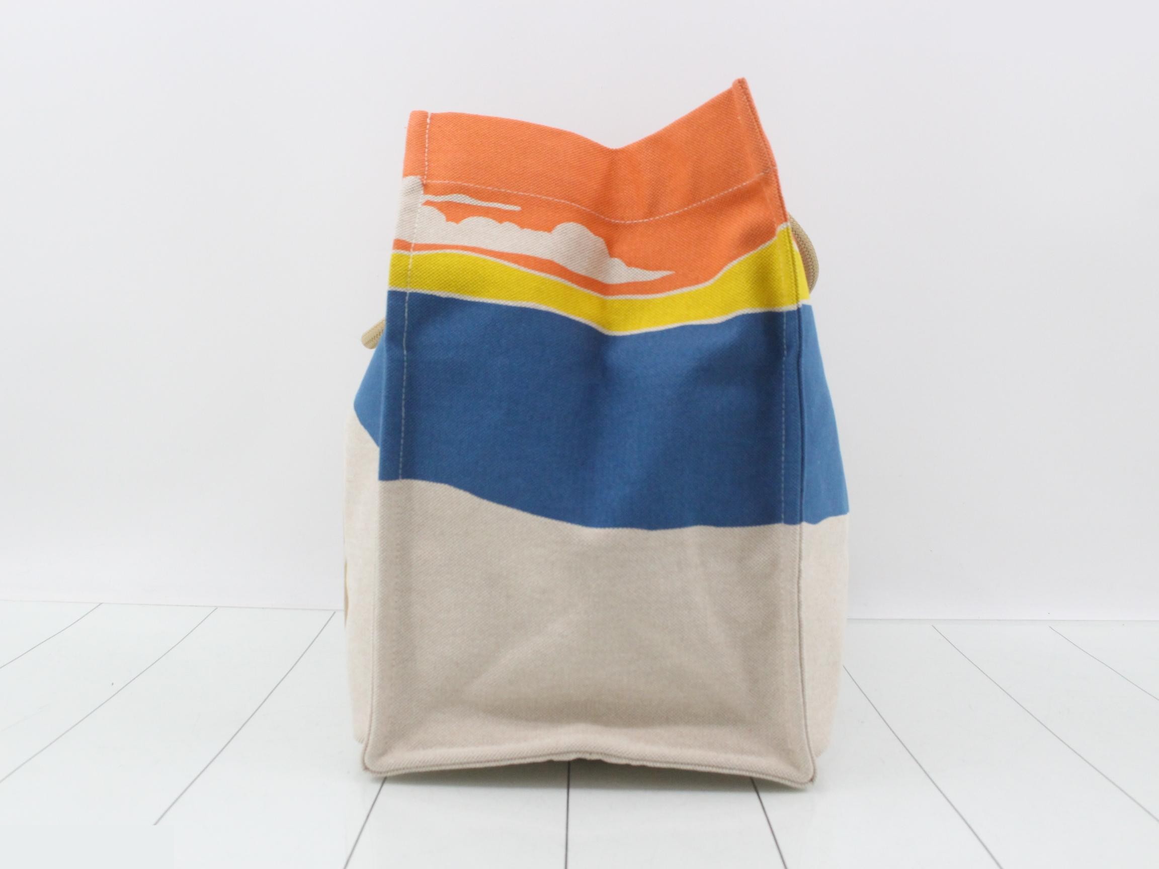 Beach bag, Escal à la Plage canvas tote bag — view 3