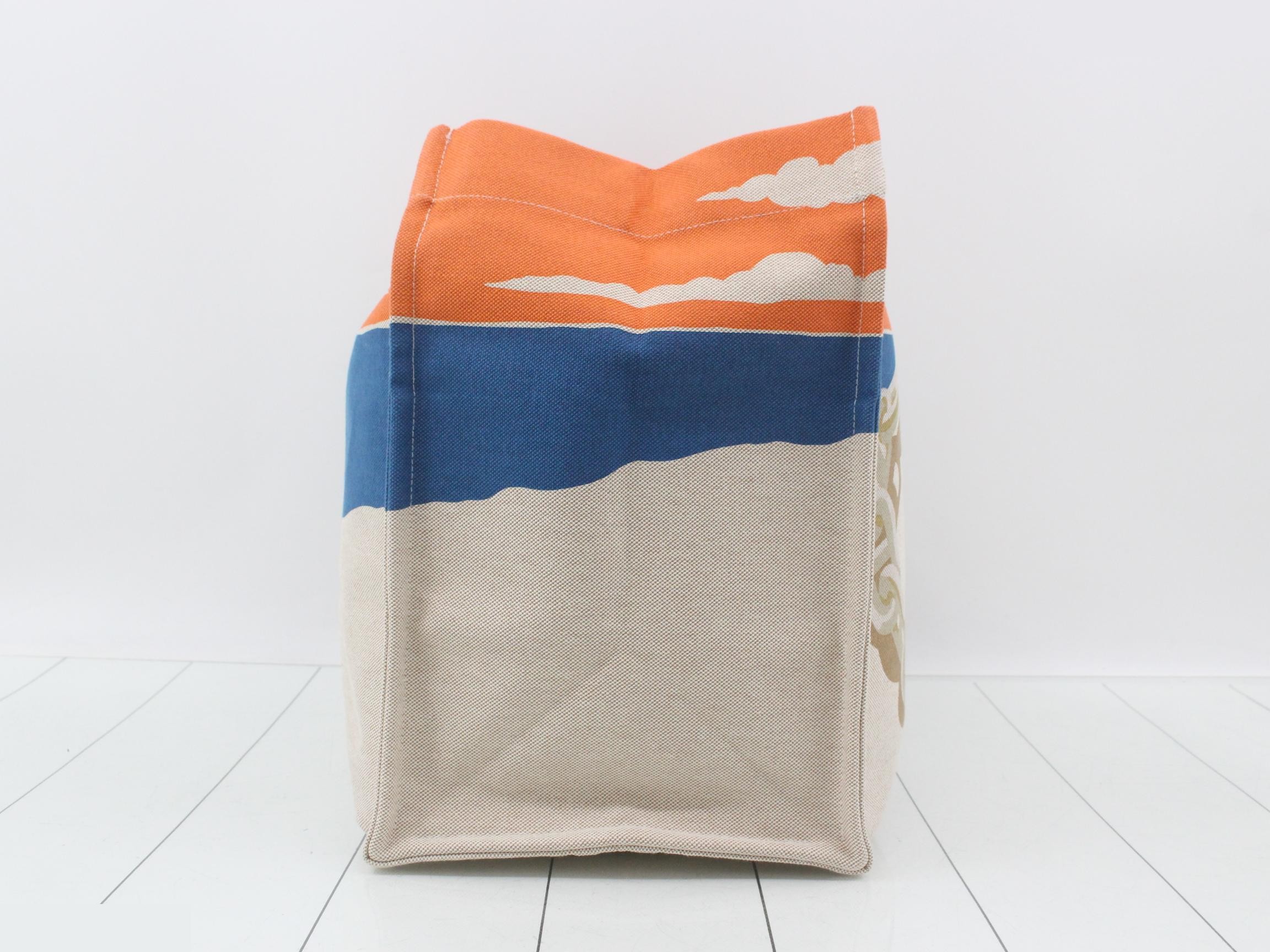 Beach bag, Escal à la Plage canvas tote bag — view 4