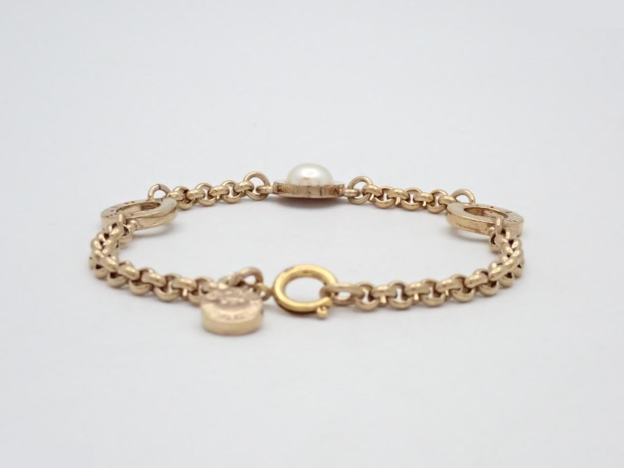 Other items in the line: Precious metal bracelets and bangles (metal), wrist circumference approximately 18.5 cm. — view 2