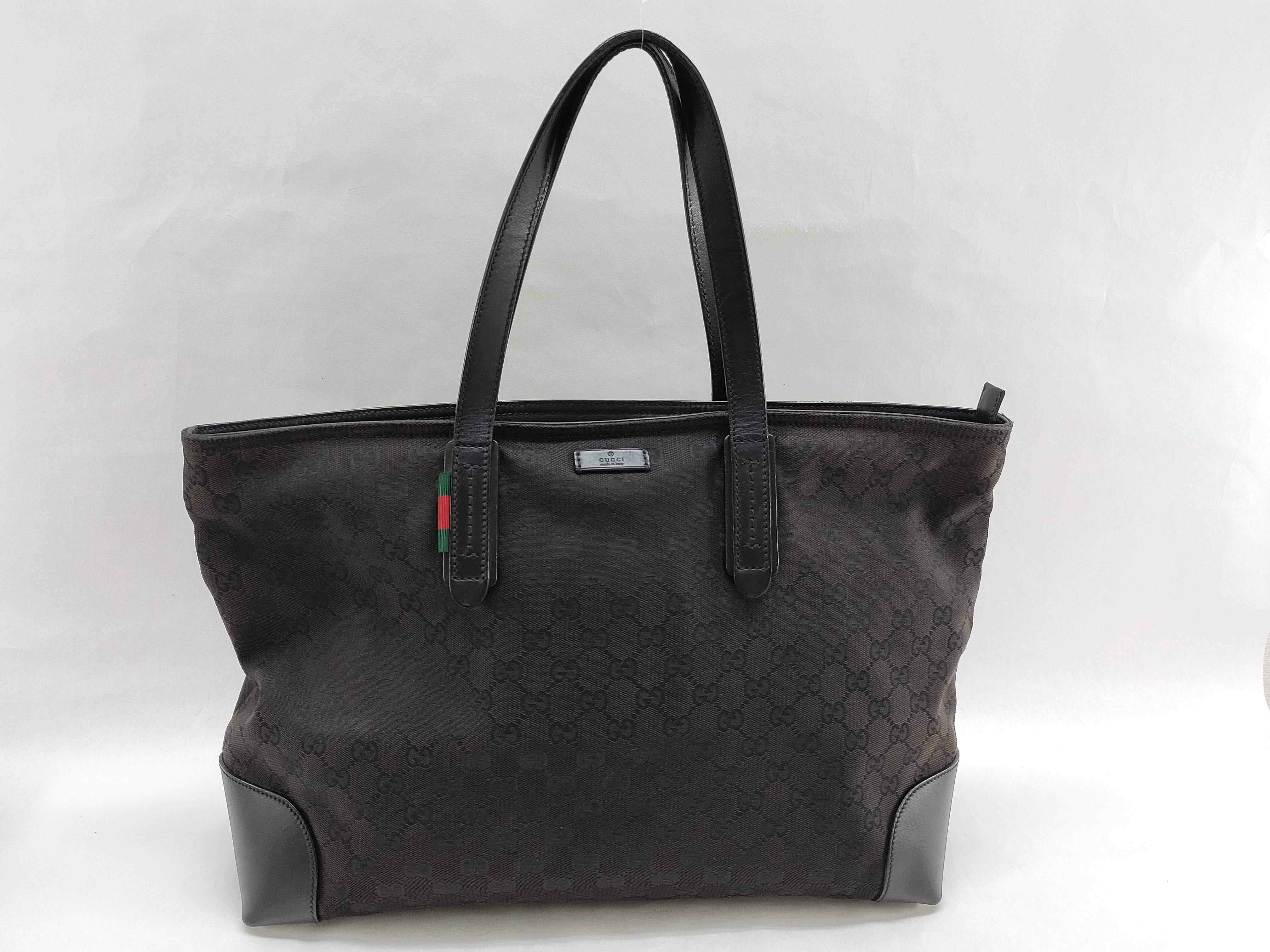 GG Canvas Sherry Line Tote Bag
