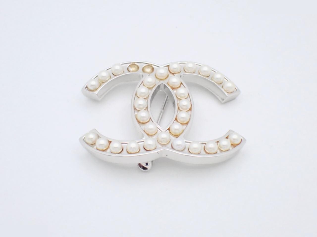 Coco Mark Brooch, Silver
