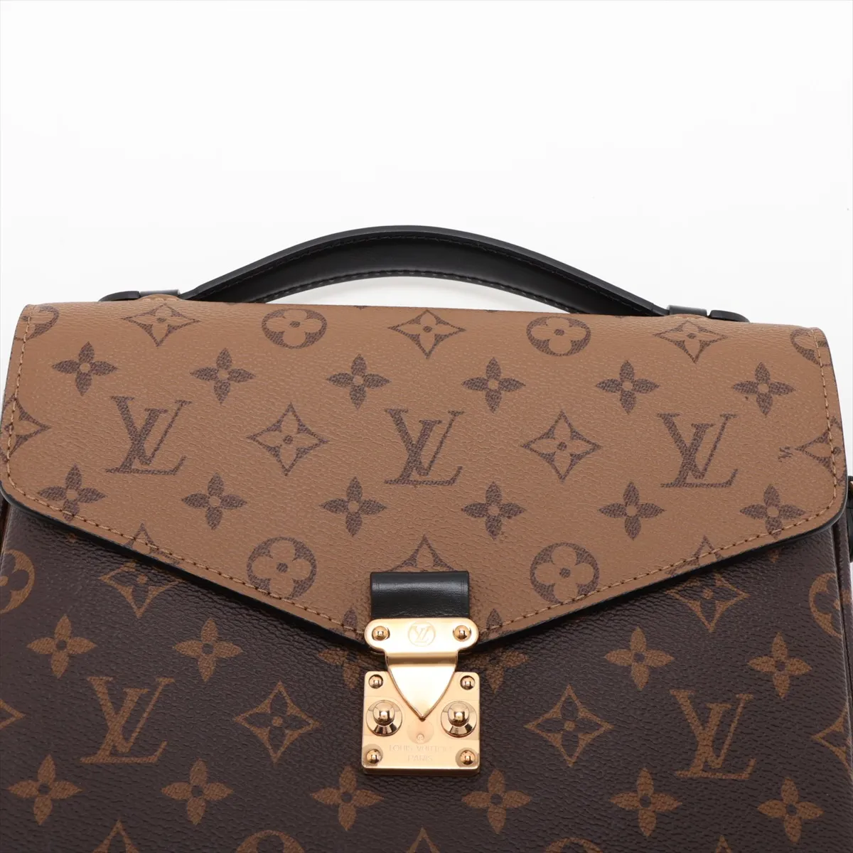 Monogram Reverse Pochette Métis MM M44876 Brown (RFID detected) — view 6