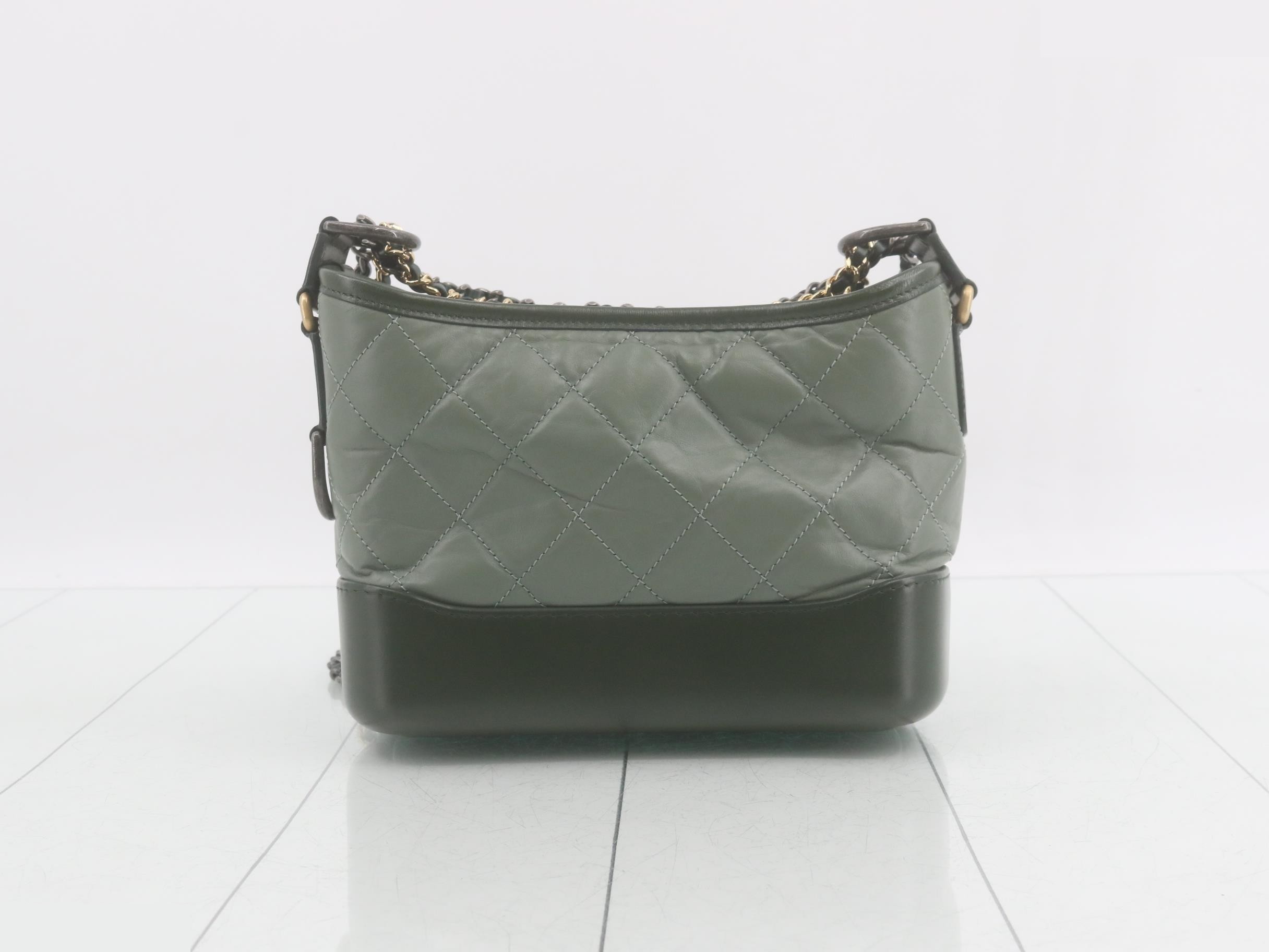 Gabrielle de Chanel Leather Chain Shoulder Bag — view 2