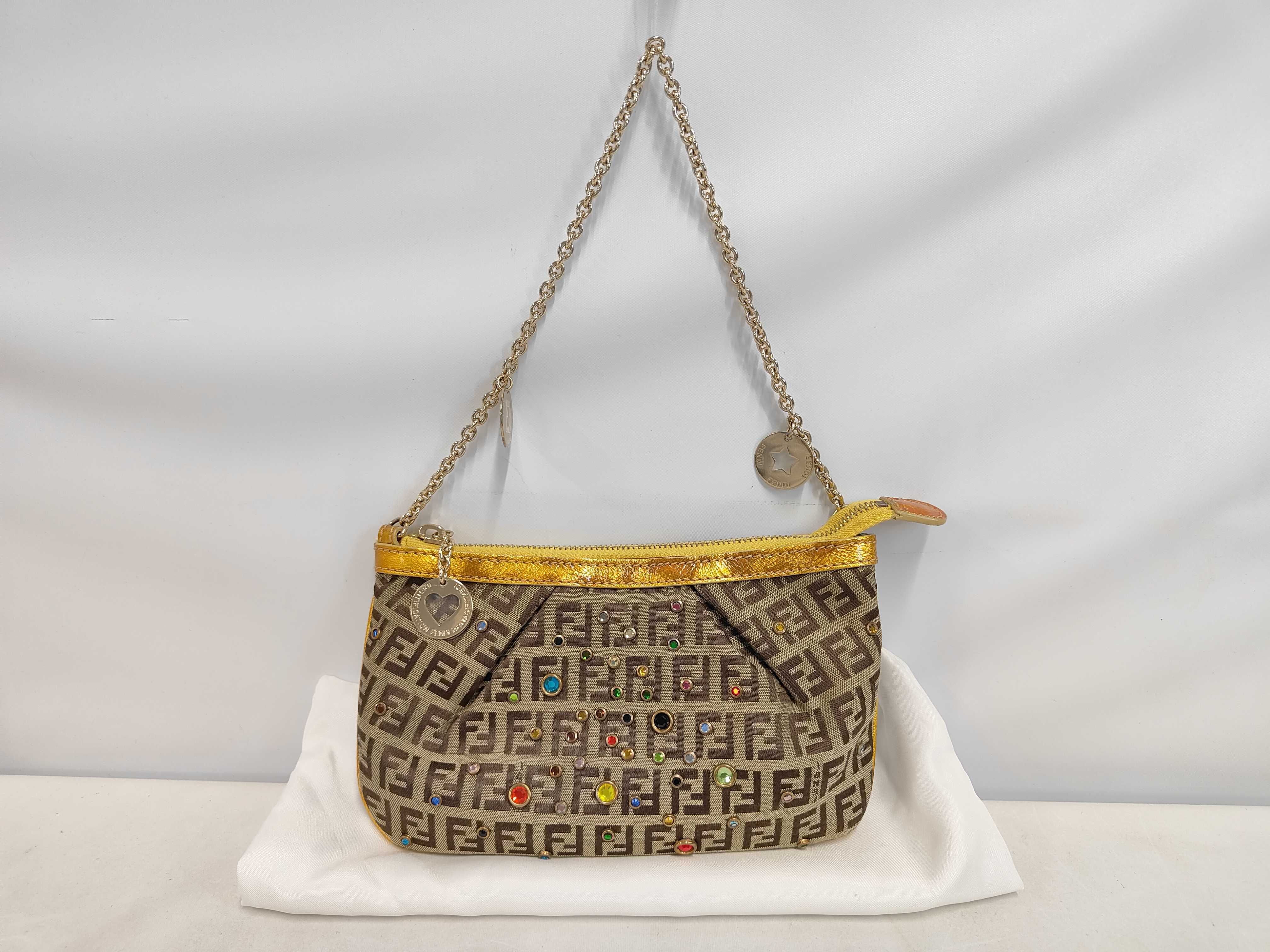 Zucchino Bijou Chain Pouch Handbag