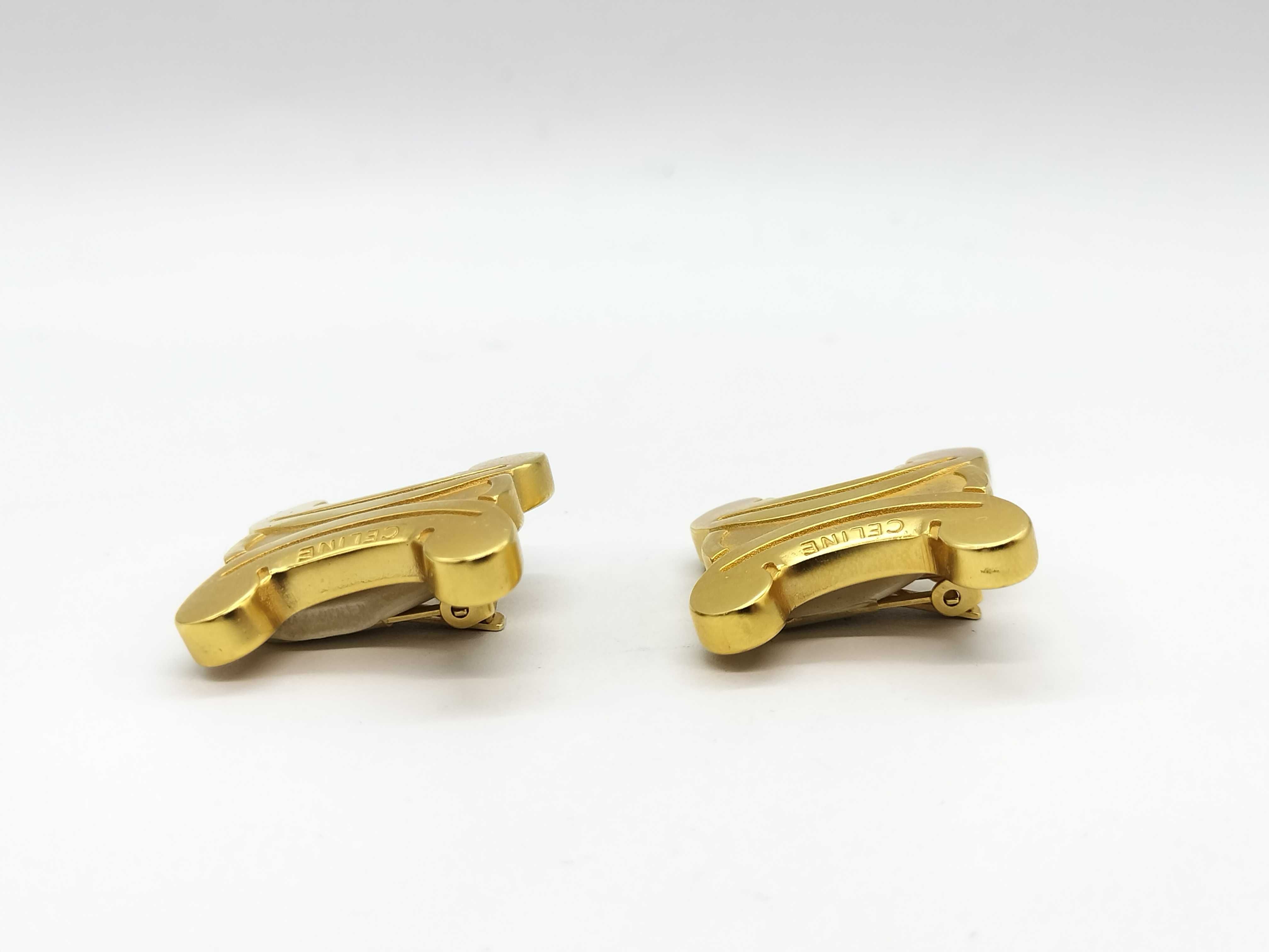 Triomphe Earrings, Gold Earrings — view 2