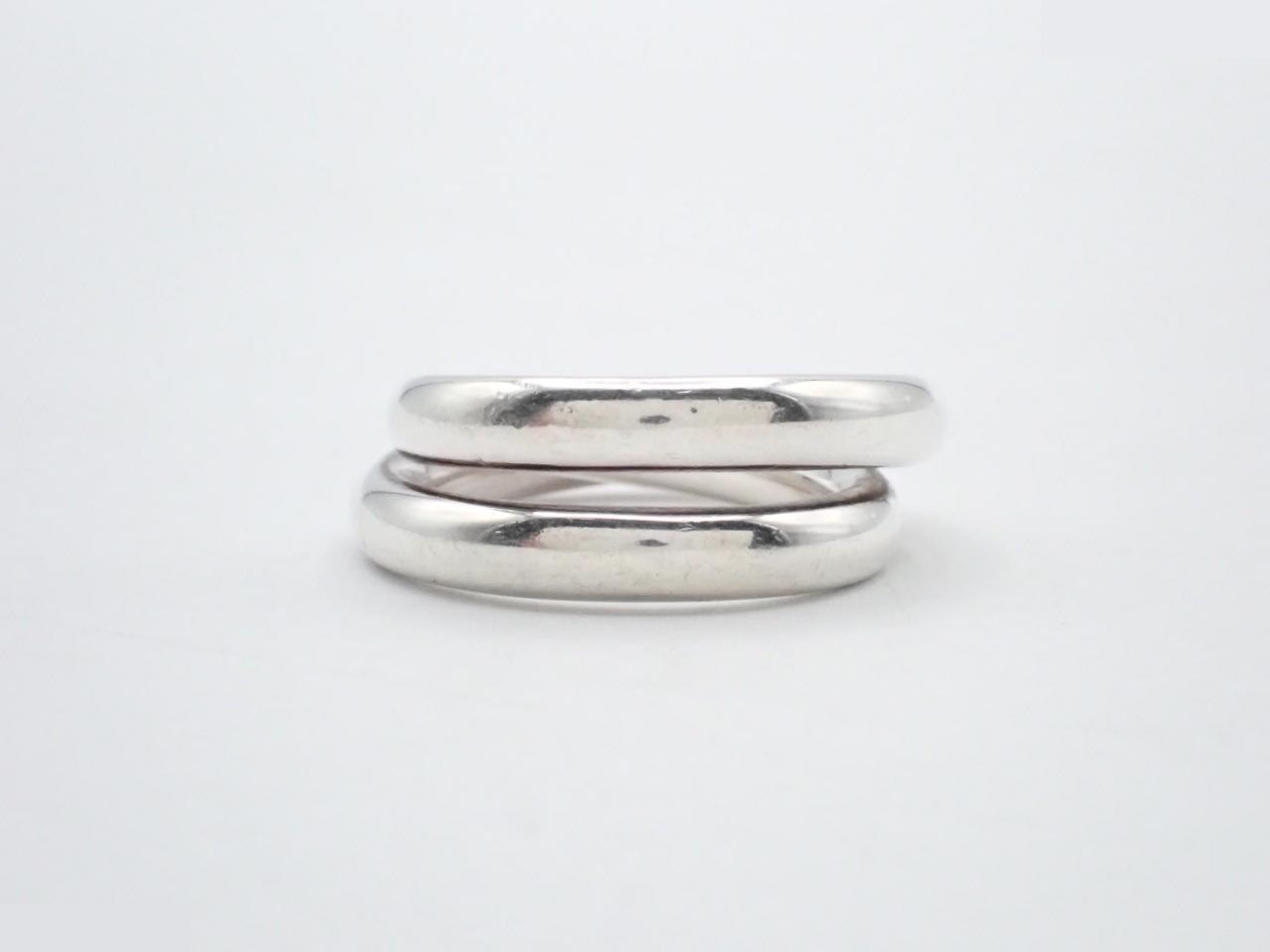 Ring: 925 sterling silver / 16.6g, stamped 55, actual size #54 — view 2