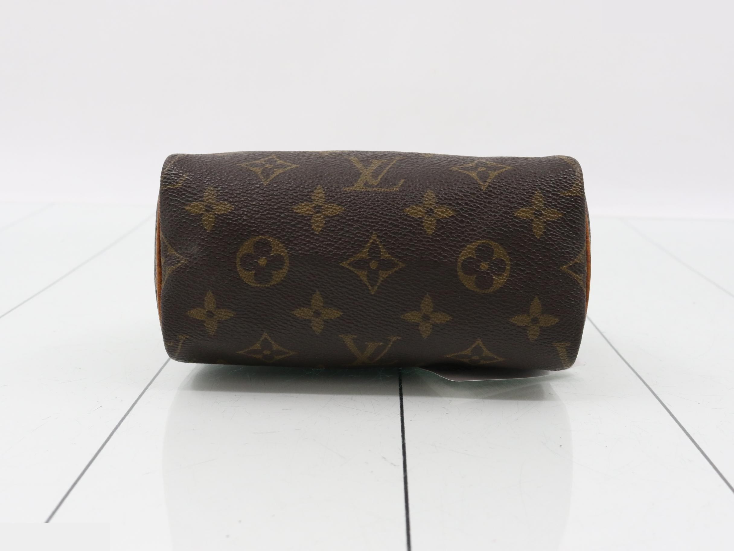Mini Speedy Monogram Brown Handbag — view 3
