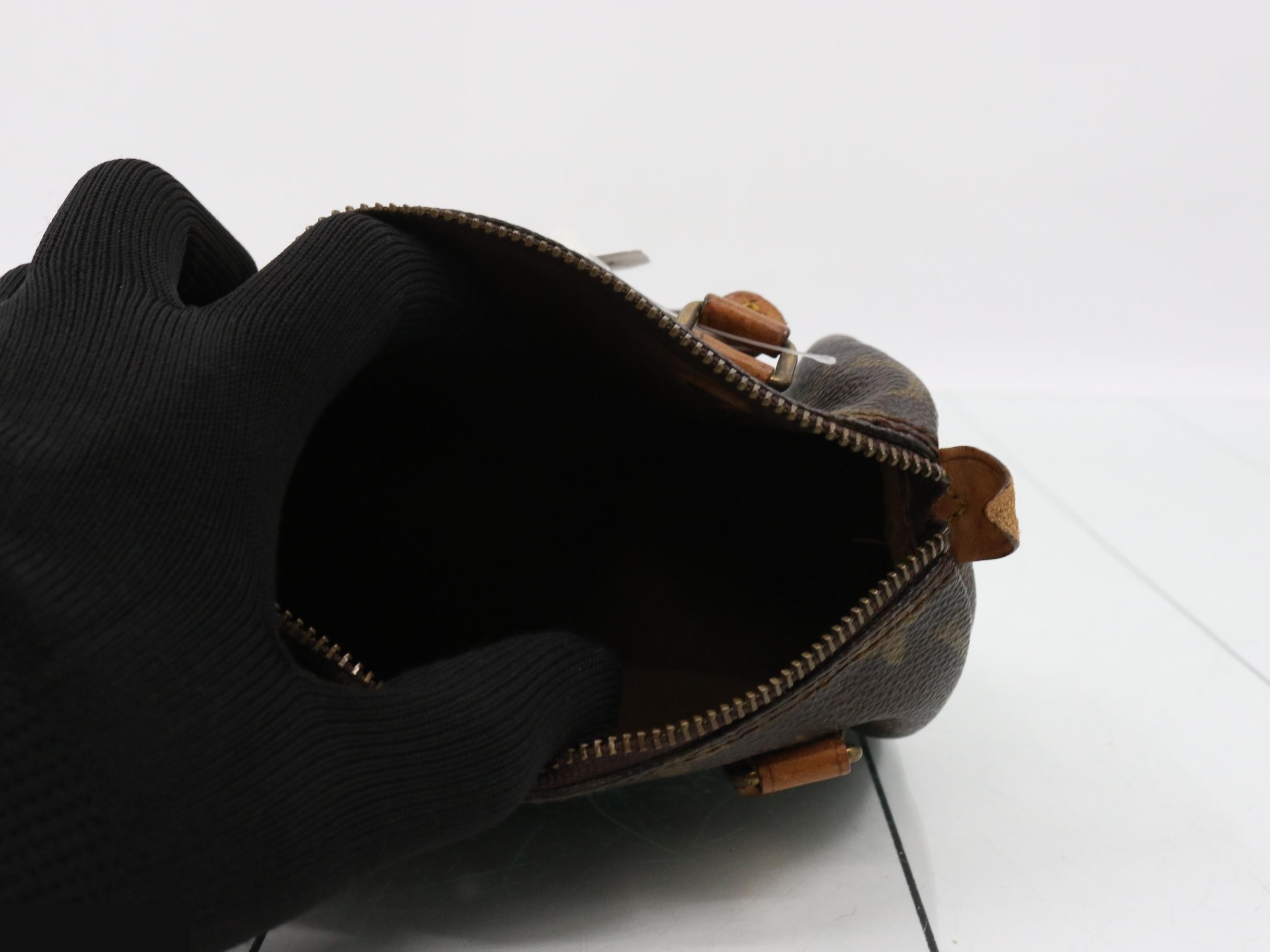 Mini Speedy Monogram Brown Handbag — view 4