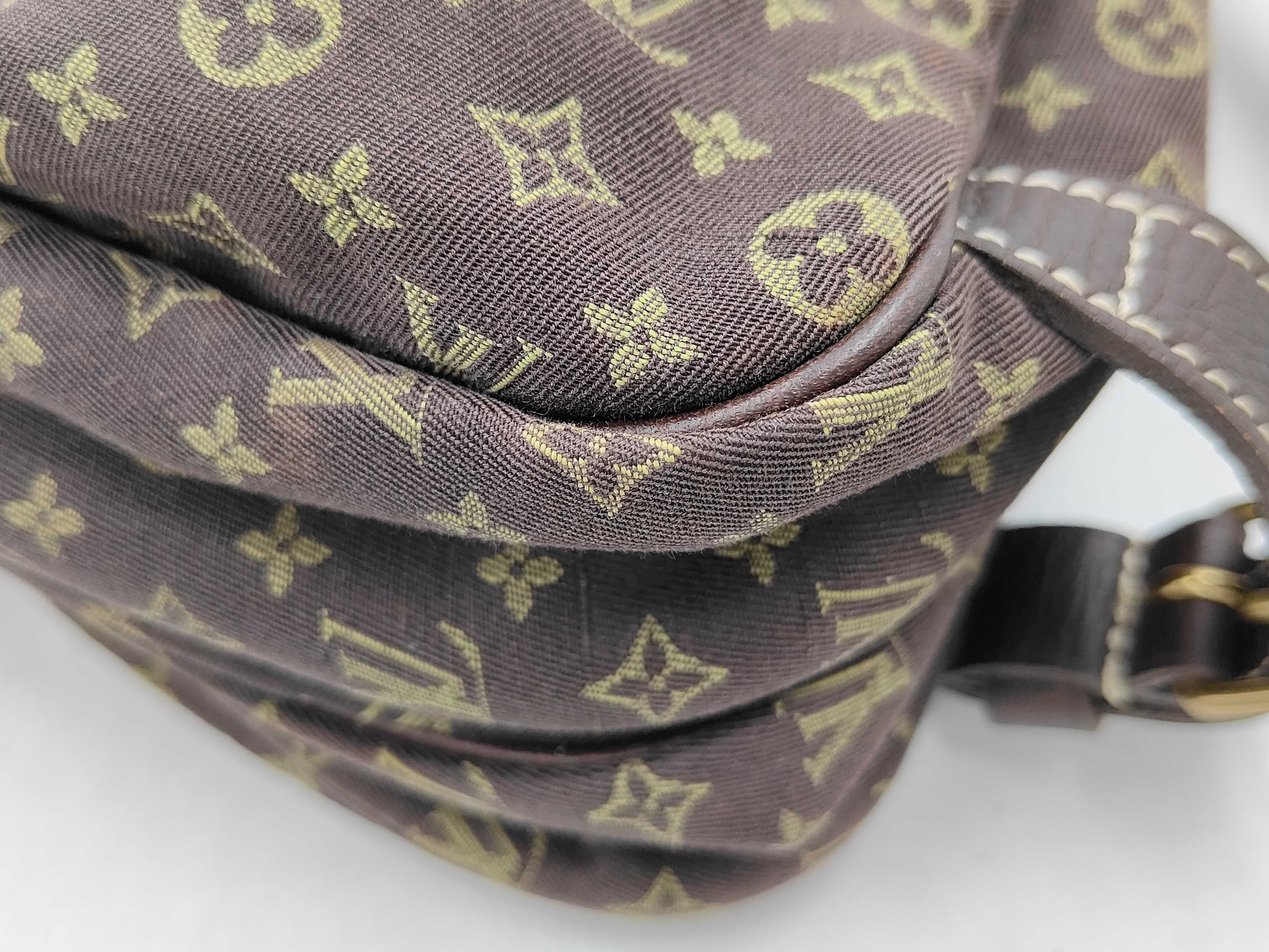 Saumur 30 Mini Lin Brown Shoulder Bag — view 7