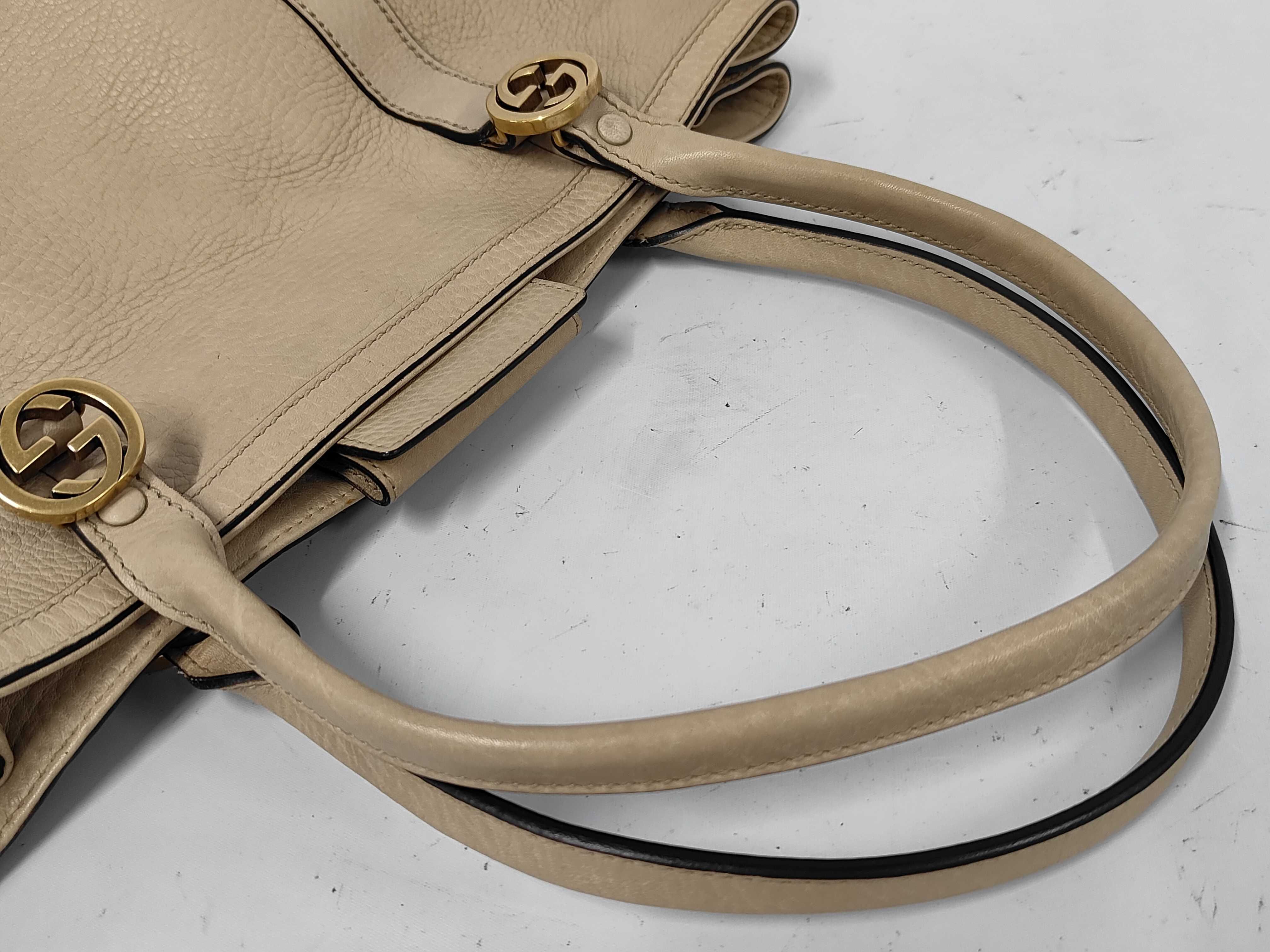 GUCCI Miss GG Leather Tote Bag Beige 353122 Tote Bag — view 3