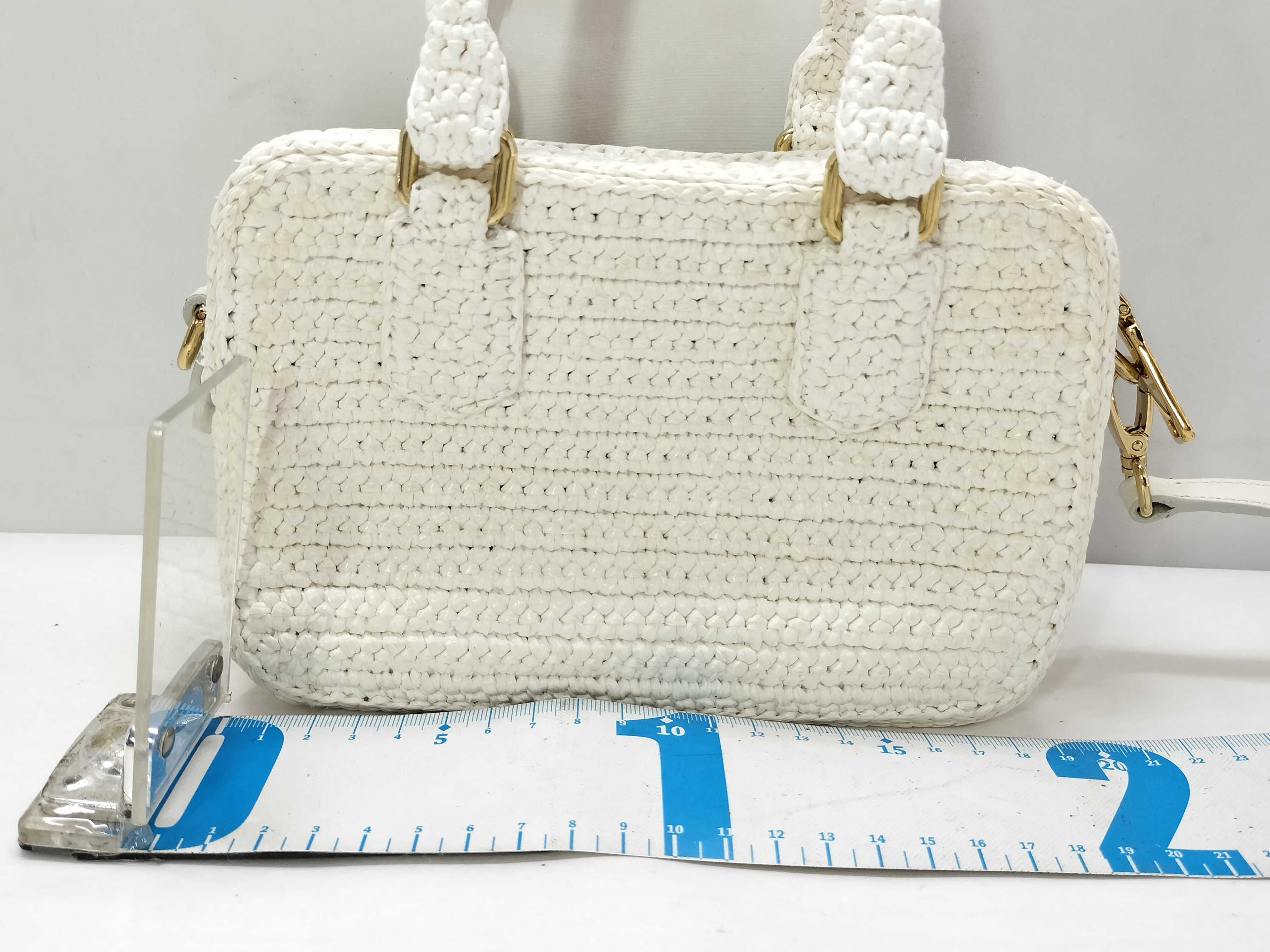 Arcadi 2-Way Raffia Handbag 5BB123 Handbag — view 2