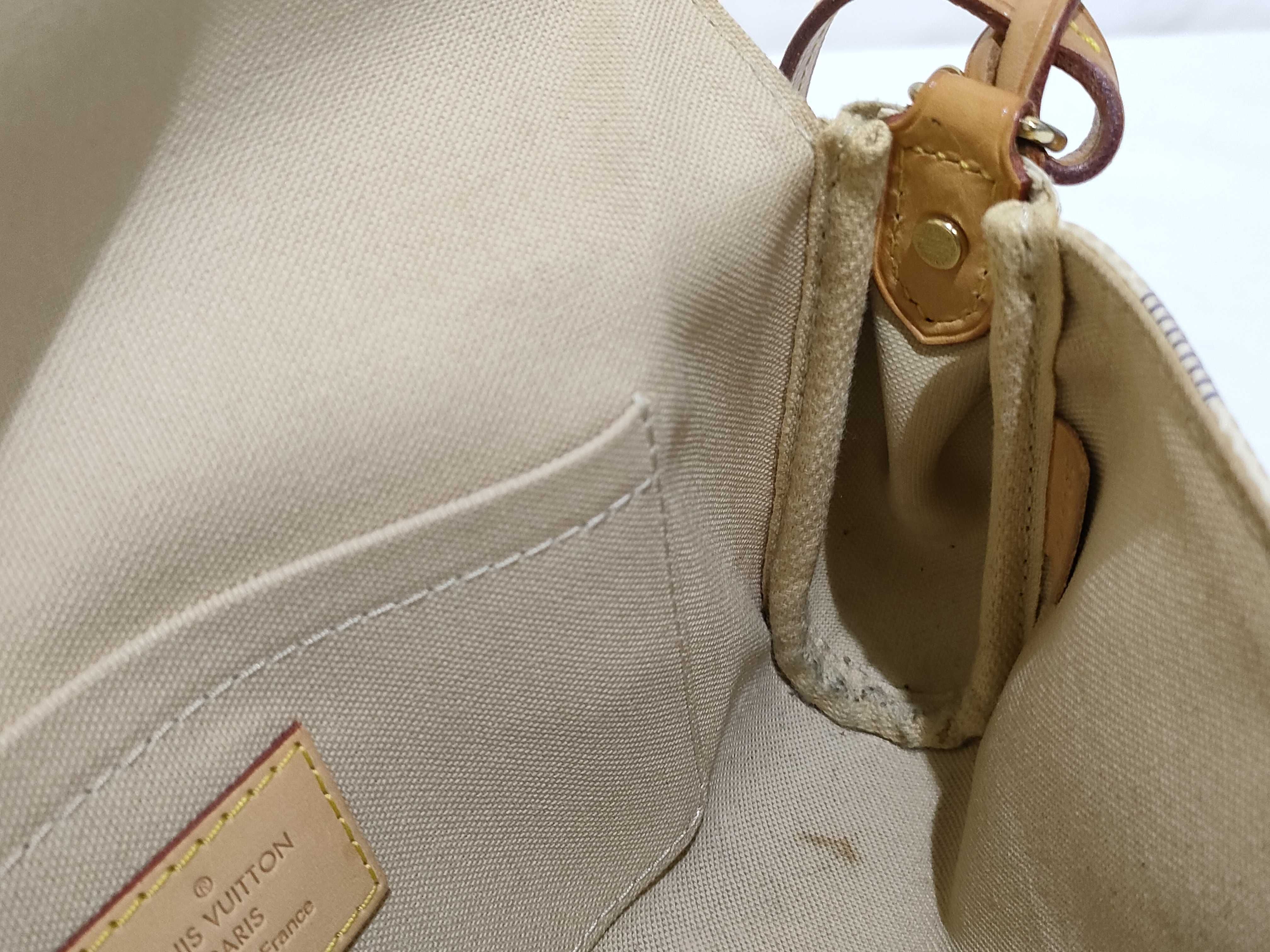 Damier Azur Favorite PM N41277 FL1185 White Shoulder Bag — view 12