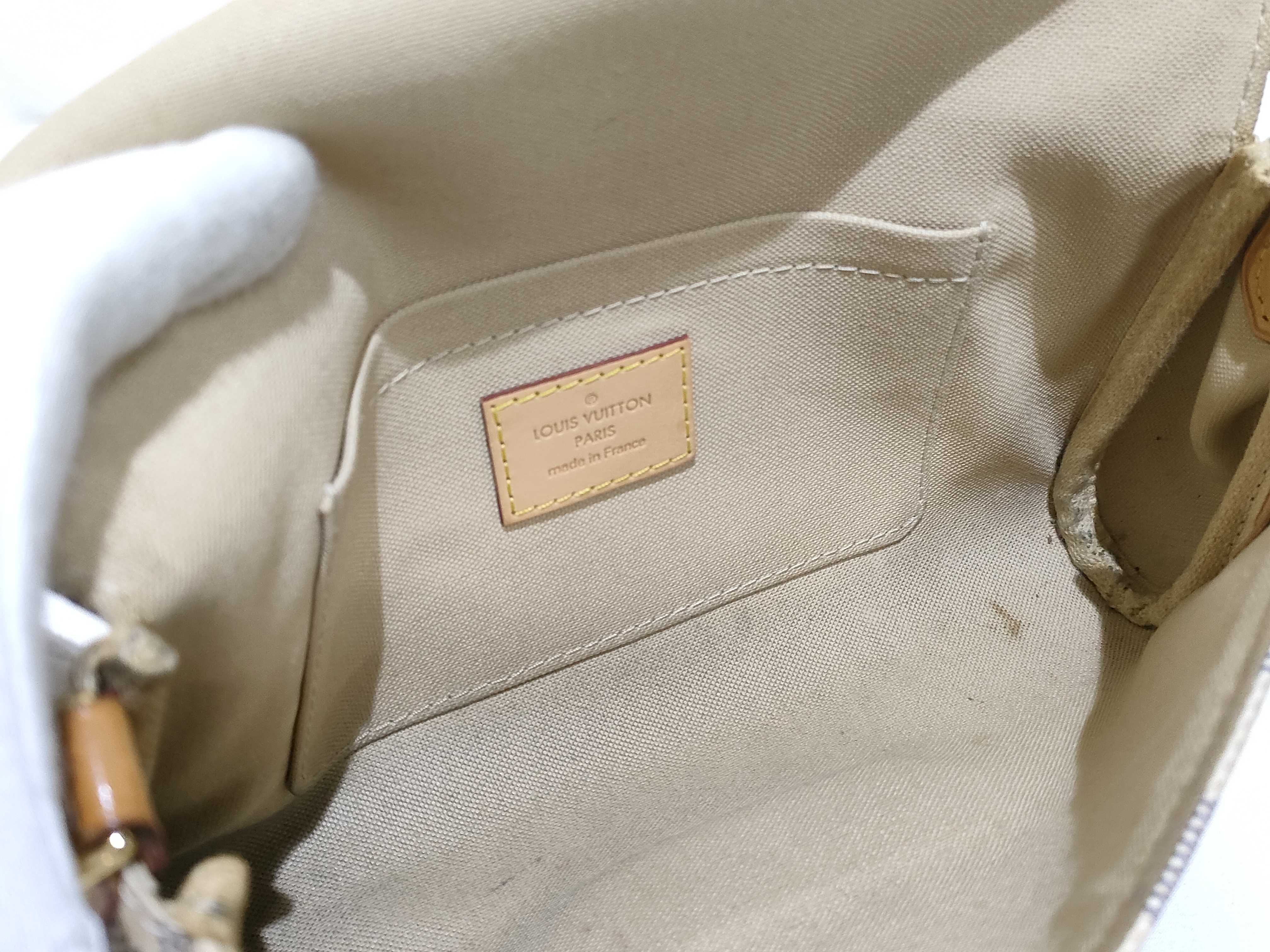 Damier Azur Favorite PM N41277 FL1185 White Shoulder Bag — view 8